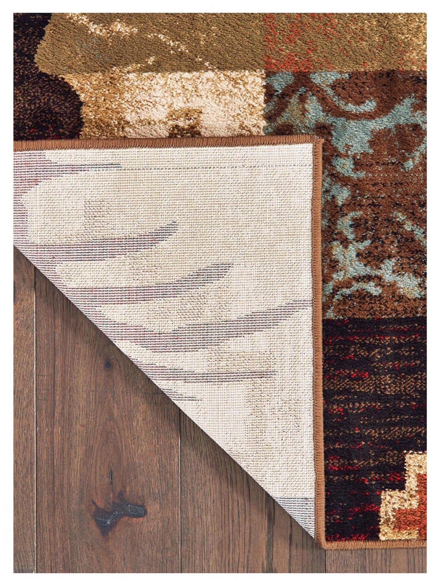 Oriental Weavers WOODLANDS 9649A Brown Rust Casual Machinemade Rug - Rugs - Oriental Weavers - Atlanta Designer Rugs