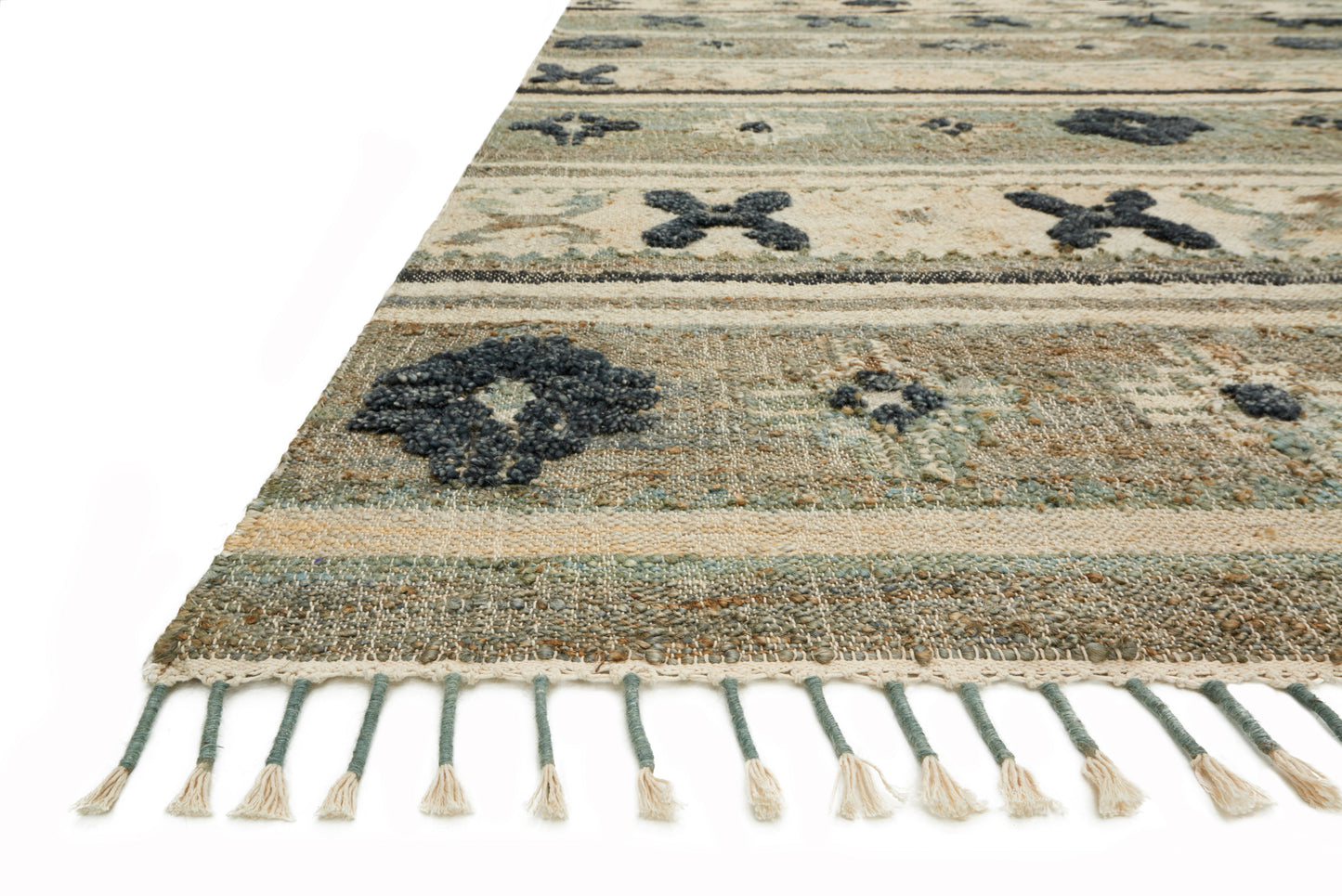 Loloi OWEN OW-01 Aqua Ink Transitional Hand Woven Rug