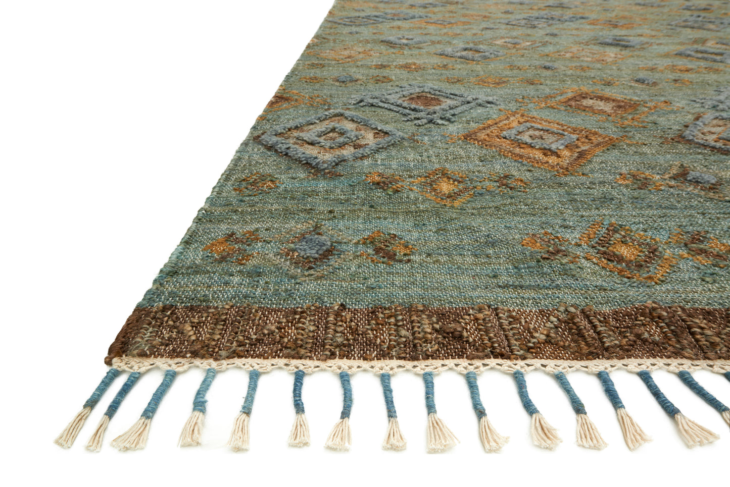 Loloi OWEN OW-04 Sea Blue Transitional Hand Woven Rug