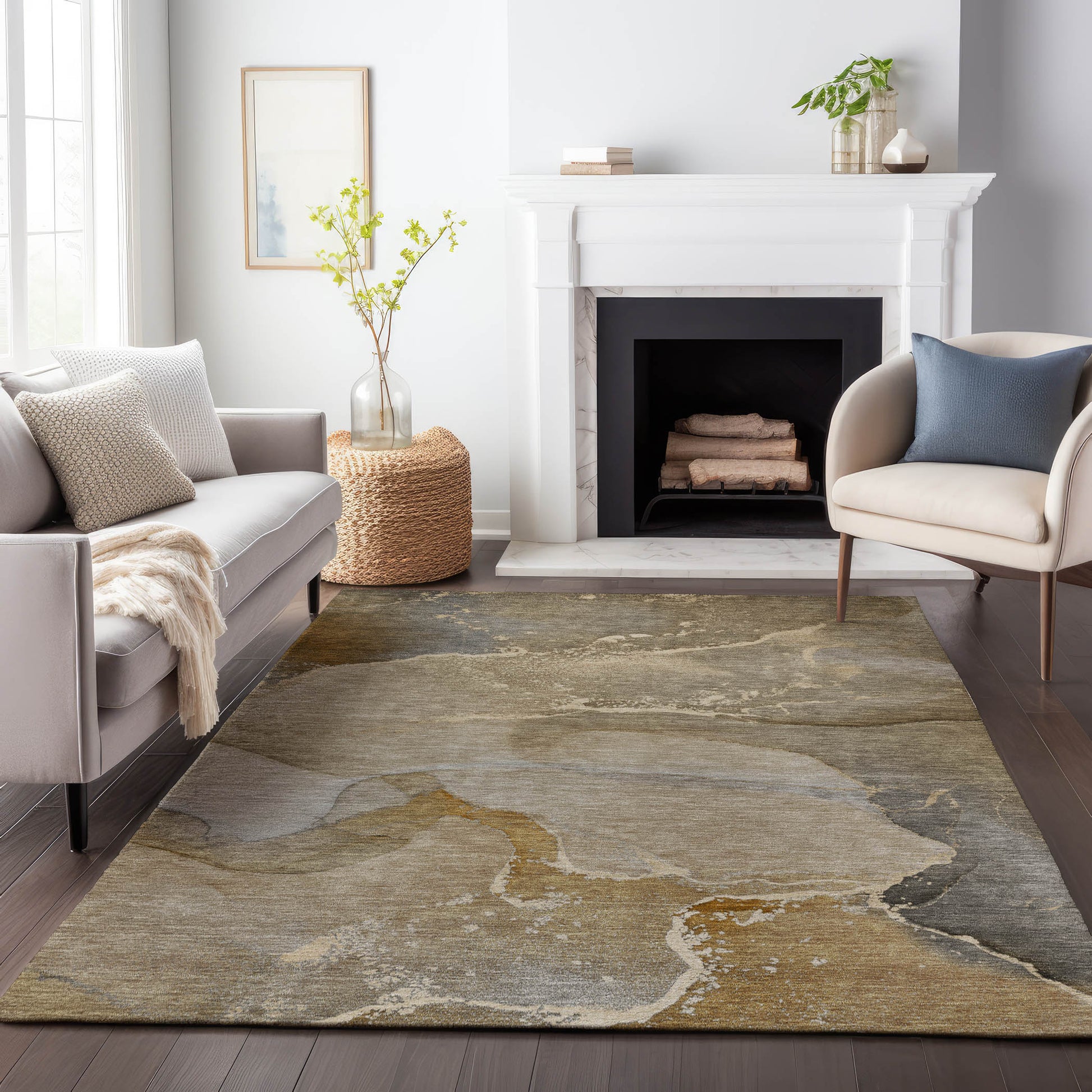 Dalyn Rugs Odyssey OY10 Chocolate Transitional Rug - Rugs - Dalyn Rugs - Atlanta Designer Rugs