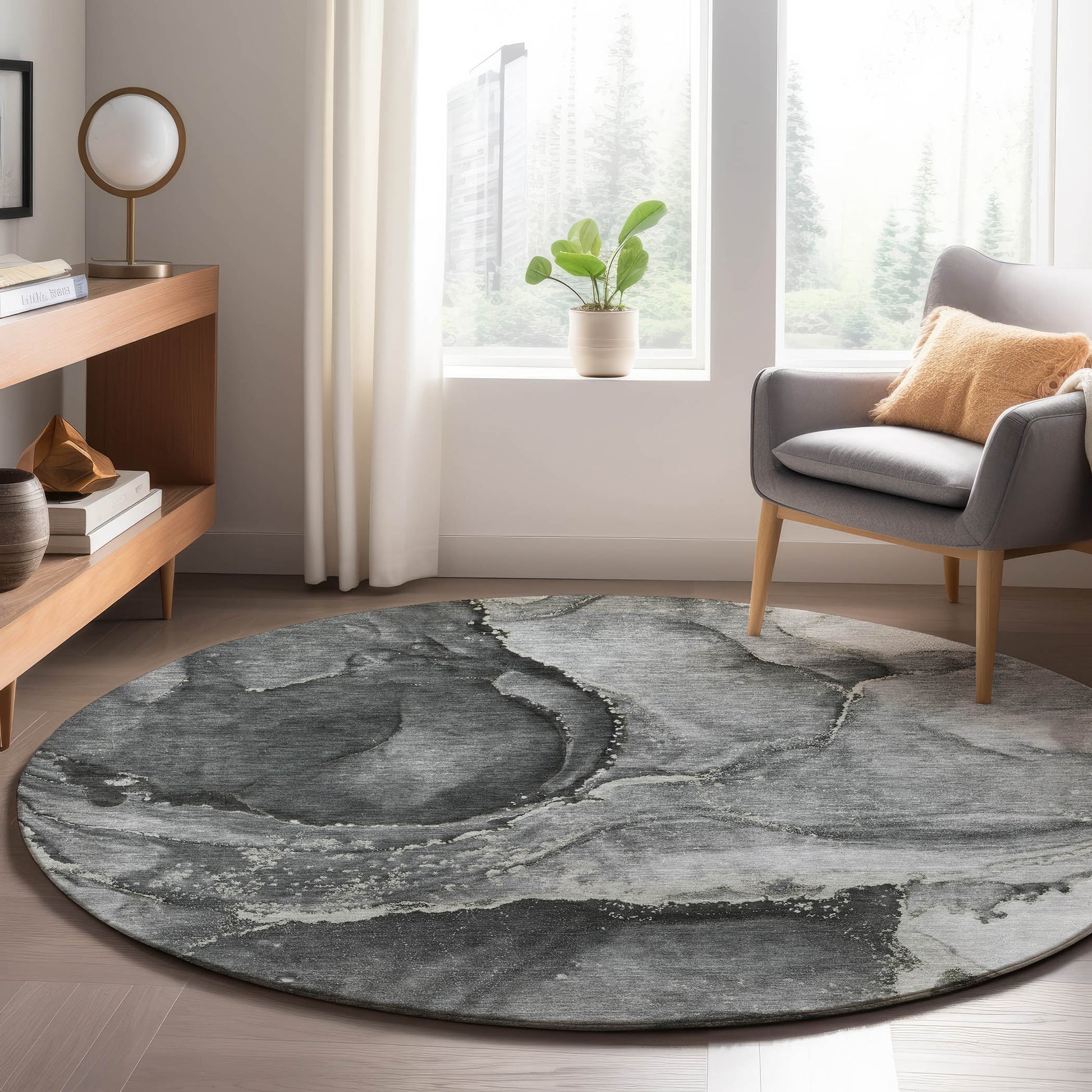 Dalyn Rugs Odyssey OY14 Charcoal Transitional Rug - Rugs - Dalyn Rugs - Atlanta Designer Rugs