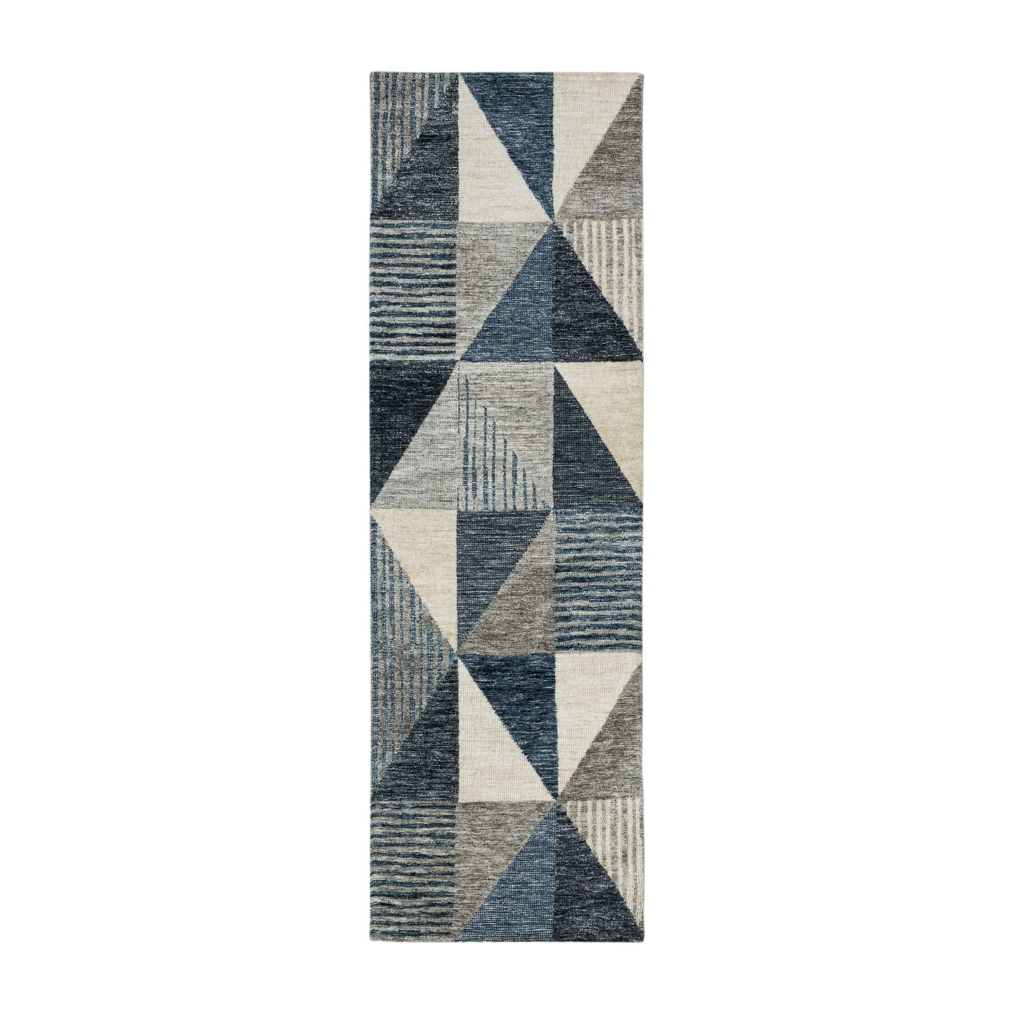 Drew & Jonathan Bowen By Drew & Jonathan Home R1147 Blue Modern/Contemporary Machinemade Rug - Rugs - Drew & Jonathan - Atlanta Designer Rugs