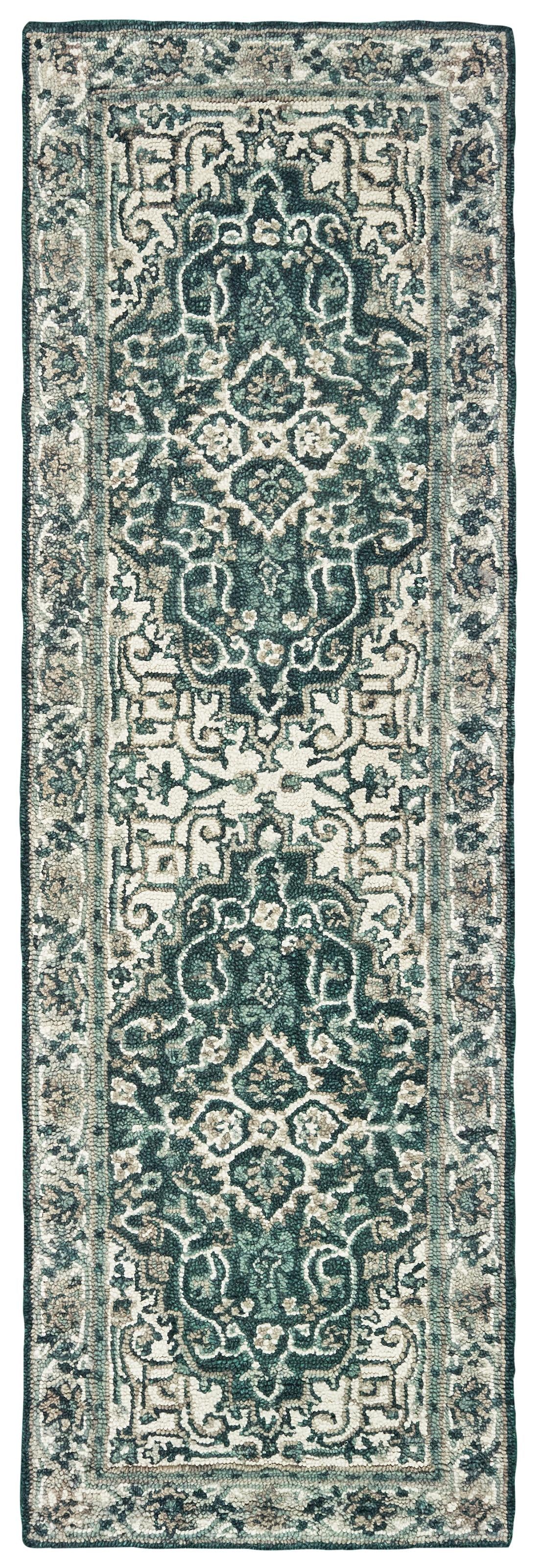 Oriental Weavers ZAHRA 75506 Grey Blue Traditional Tufted Rug