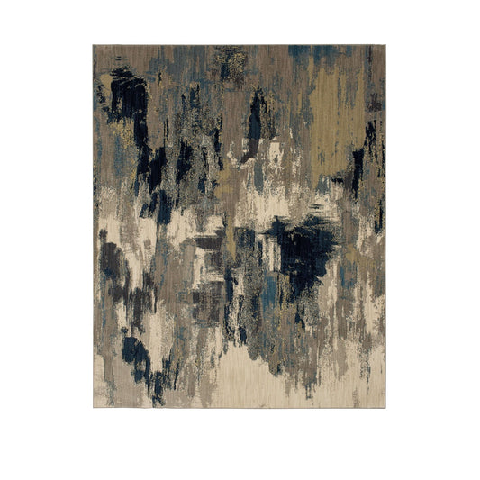 Karastan Elements 92502 Indigo Modern/Contemporary Machinemade Rug - Rugs - Karastan - Atlanta Designer Rugs