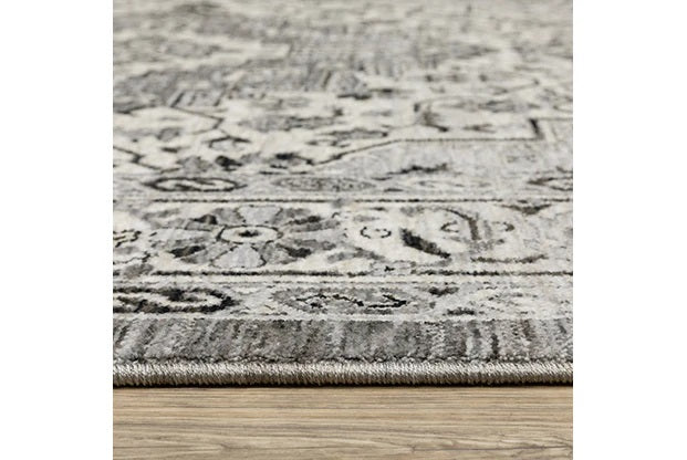 Oriental Weavers Chamberlain CH10L Grey Grey Traditional Machine-Print Rug