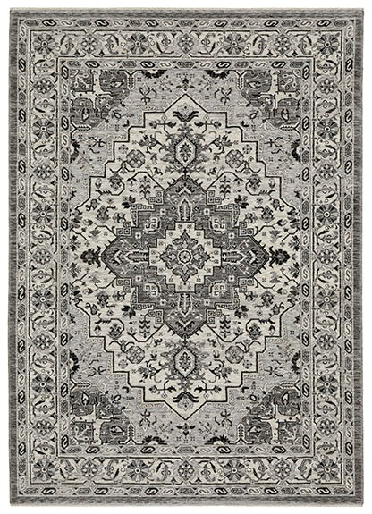 Oriental Weavers Chamberlain CH10L Grey Grey Traditional Machine-Print Rug