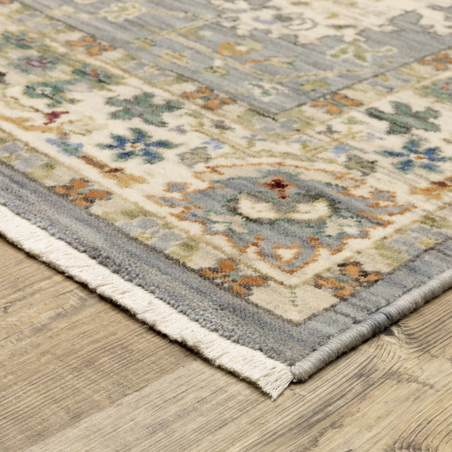 Oriental Weavers Lucca 2063L Blue Multi Traditional Power-Loomed Rug