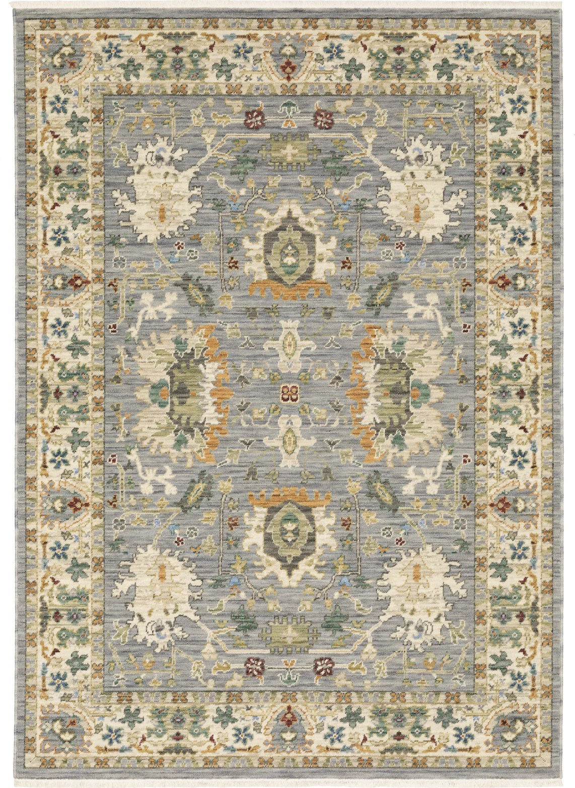 Oriental Weavers Lucca 2063L Blue Multi Traditional Power-Loomed Rug