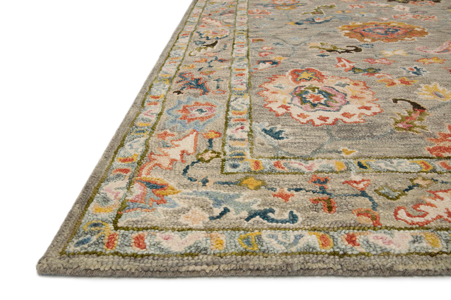 Loloi PADMA PMA-01 Grey Multi Transitional Hooked Rug