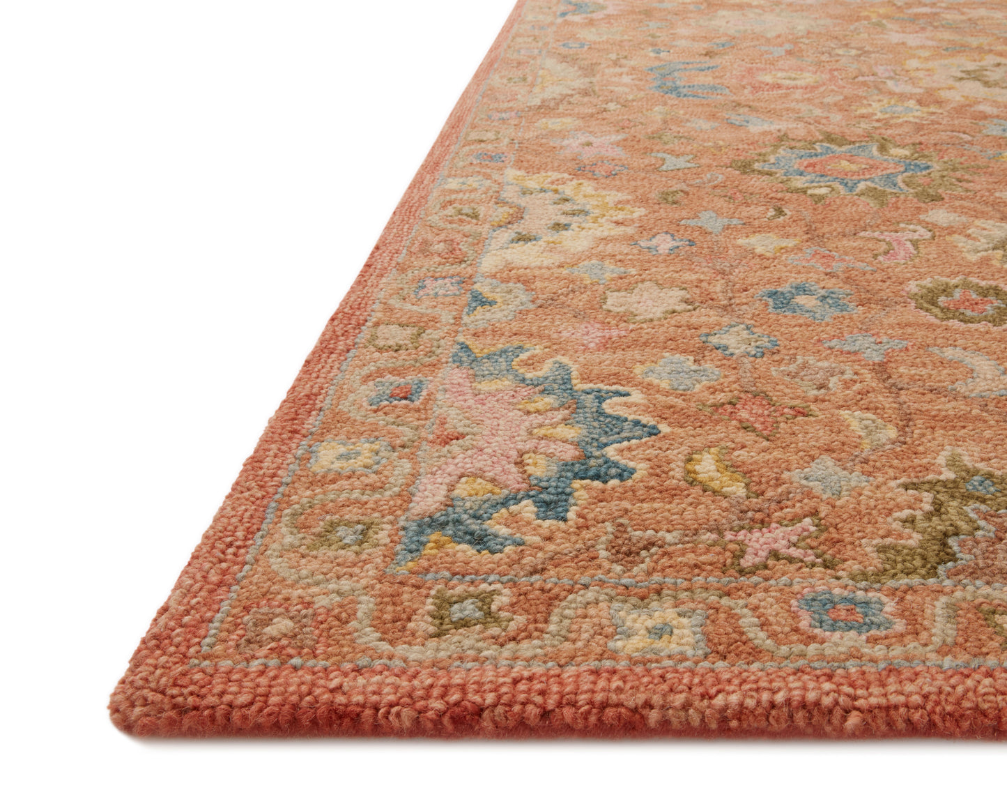 Loloi PADMA PMA-05 Terracotta Multi Transitional Hooked Rug