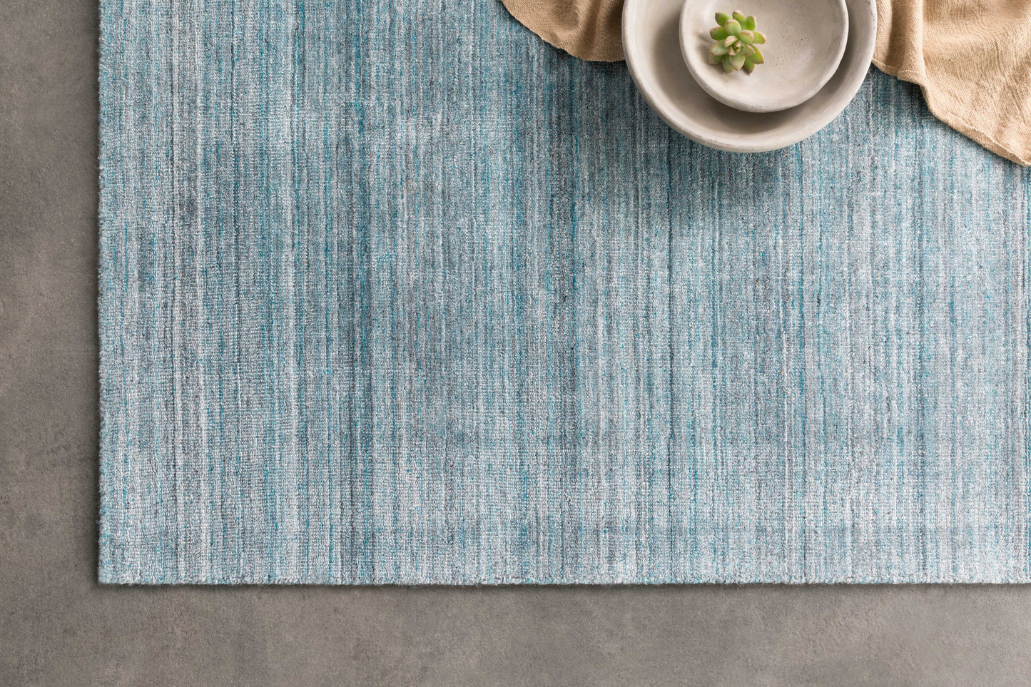 Loloi Pasadena PAS-01 Aqua Contemporary Hand Loomed Rug