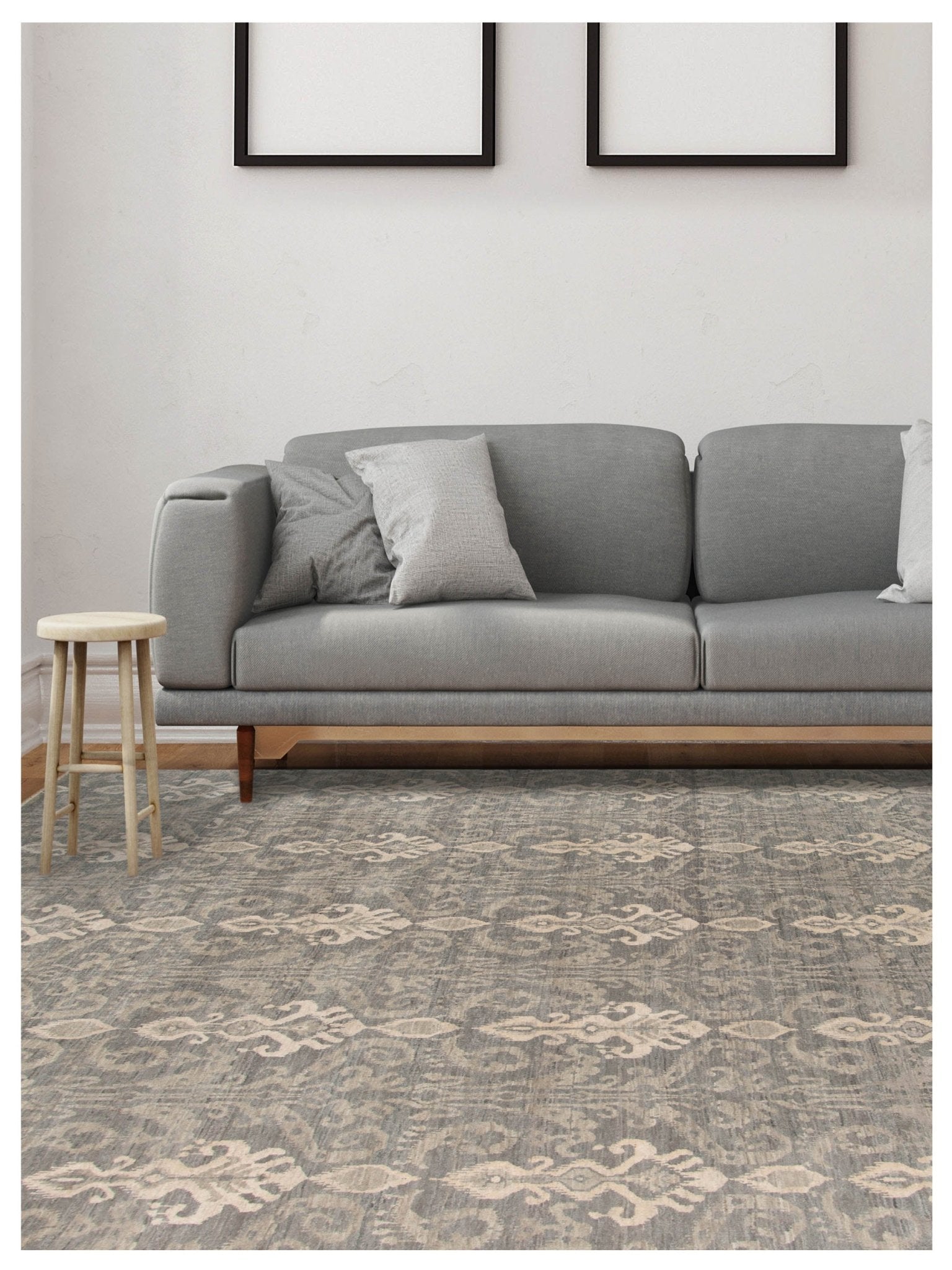 Limited PARKES PA - 552 SILVER SAND Transitional Knotted Rug - Rugs - Limited - Atlanta Designer Rugs