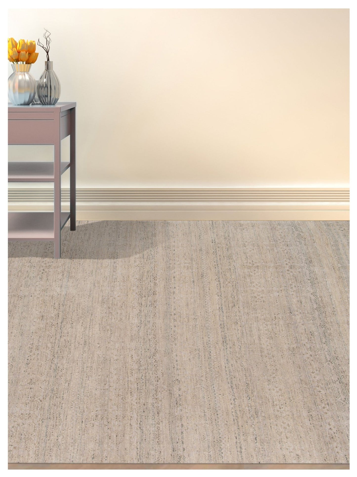 Limited PARKES PA - 558 Mushroom Transitional Knotted Rug - Rugs - Limited - Atlanta Designer Rugs