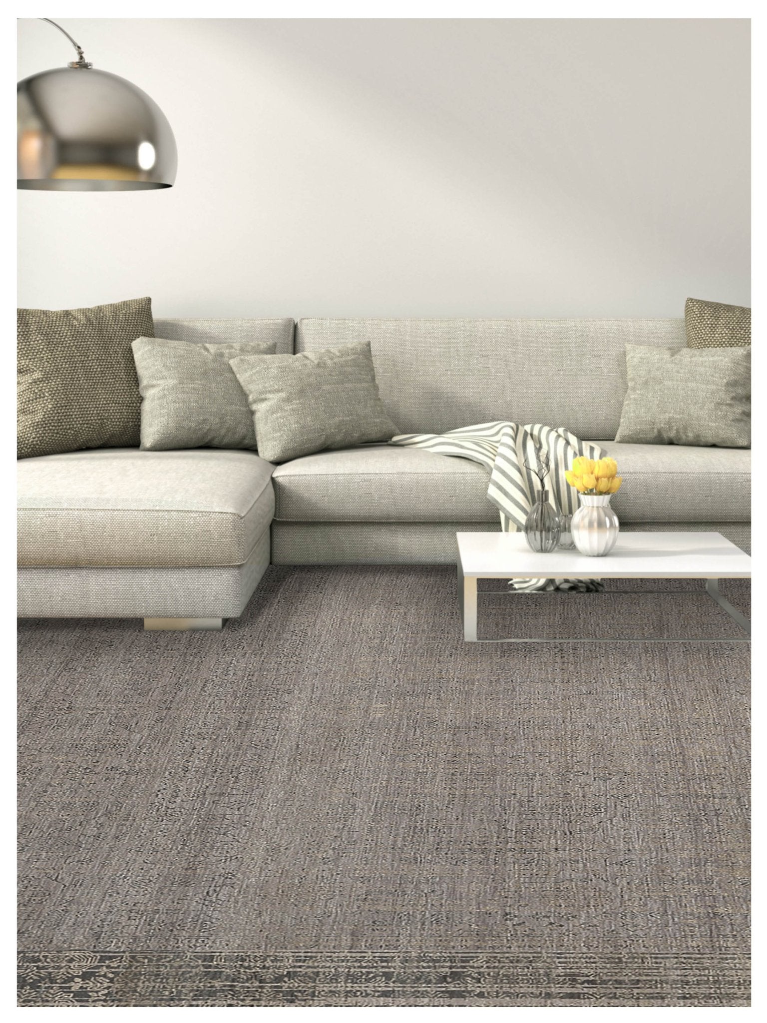 Limited PARKES PA - 559 LIGHT GRAY Transitional Knotted Rug - Rugs - Limited - Atlanta Designer Rugs