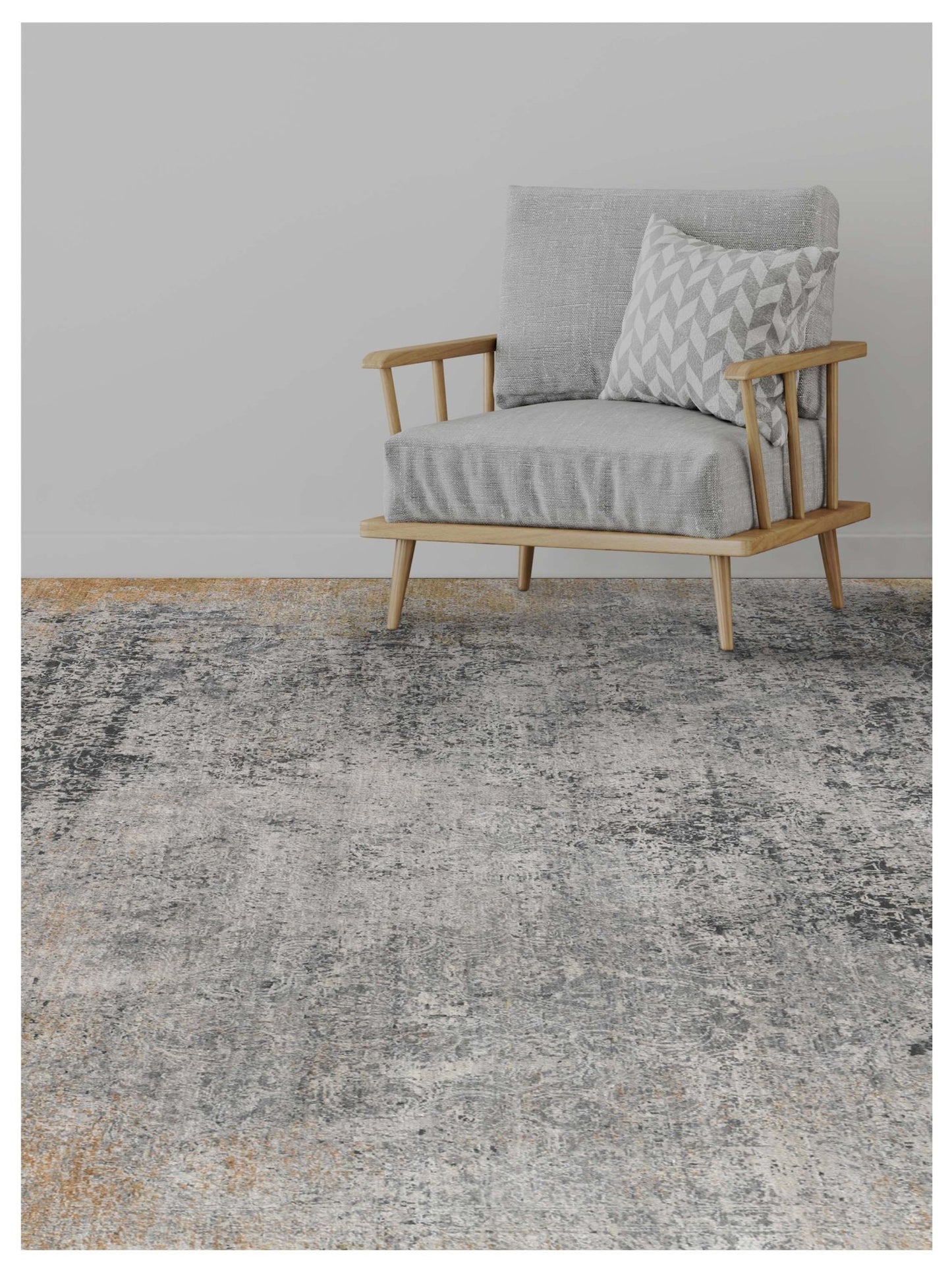 Limited PARKES PA - 561 MUSHROOM Transitional Knotted Rug - Rugs - Limited - Atlanta Designer Rugs