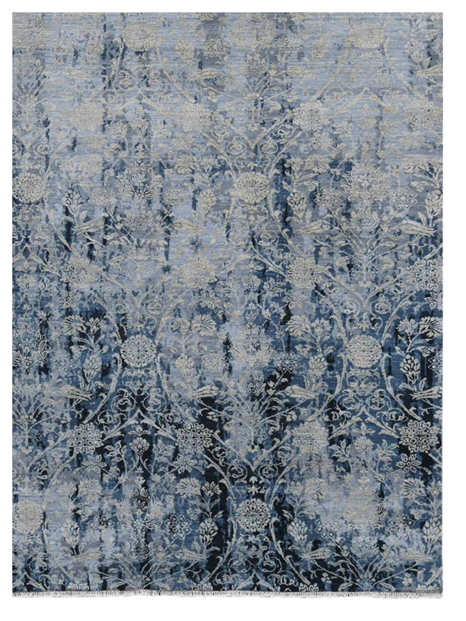 Limited PARKES PA - 563 Water Blue Transitional Knotted Rug - Rugs - Limited - Atlanta Designer Rugs