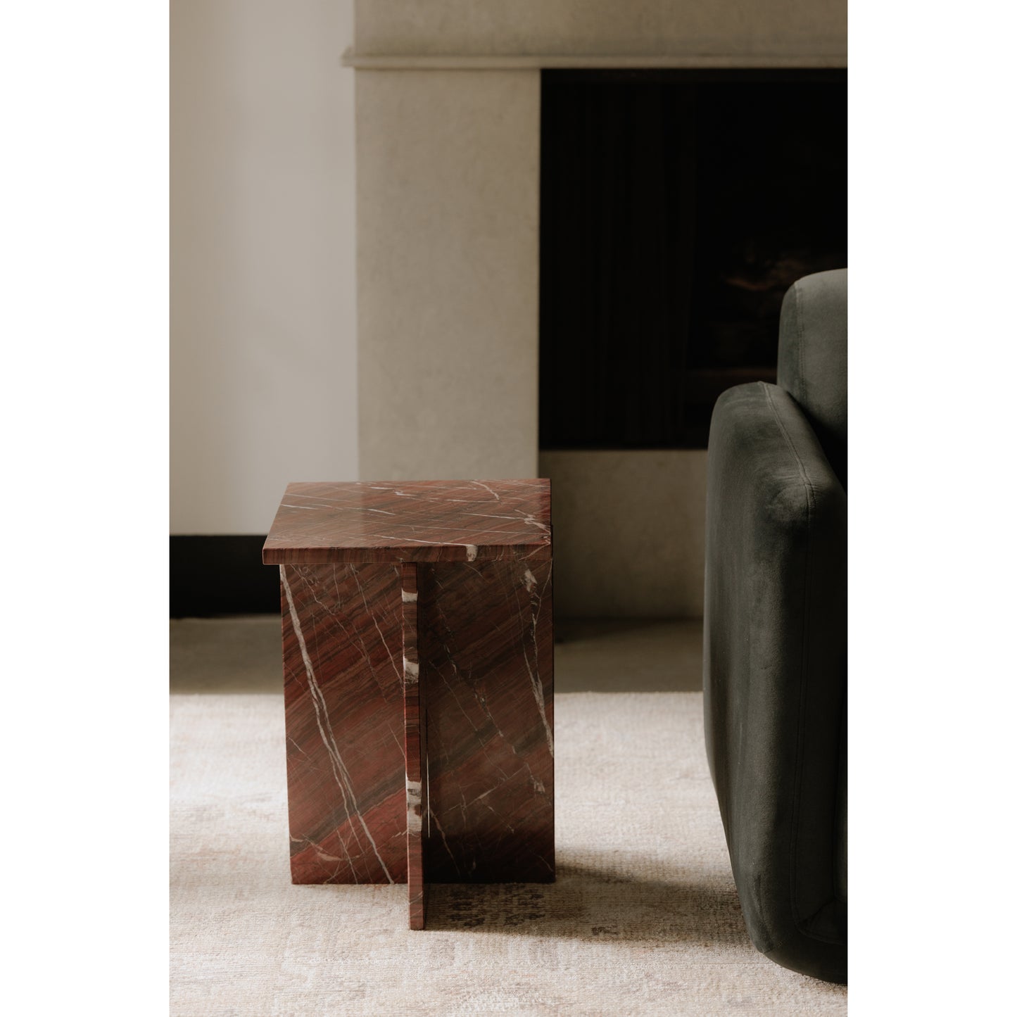 Moes Home Accent Tables Blair Red Contemporary Furniture