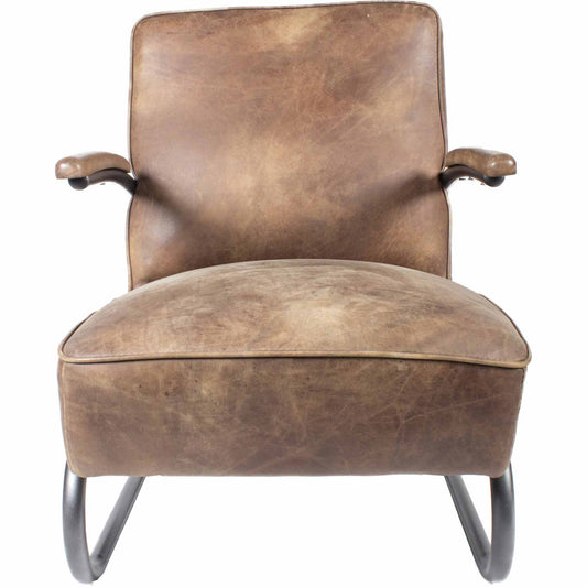 Moes Home Accent Chairs PERTH Brown Industrial Furniture