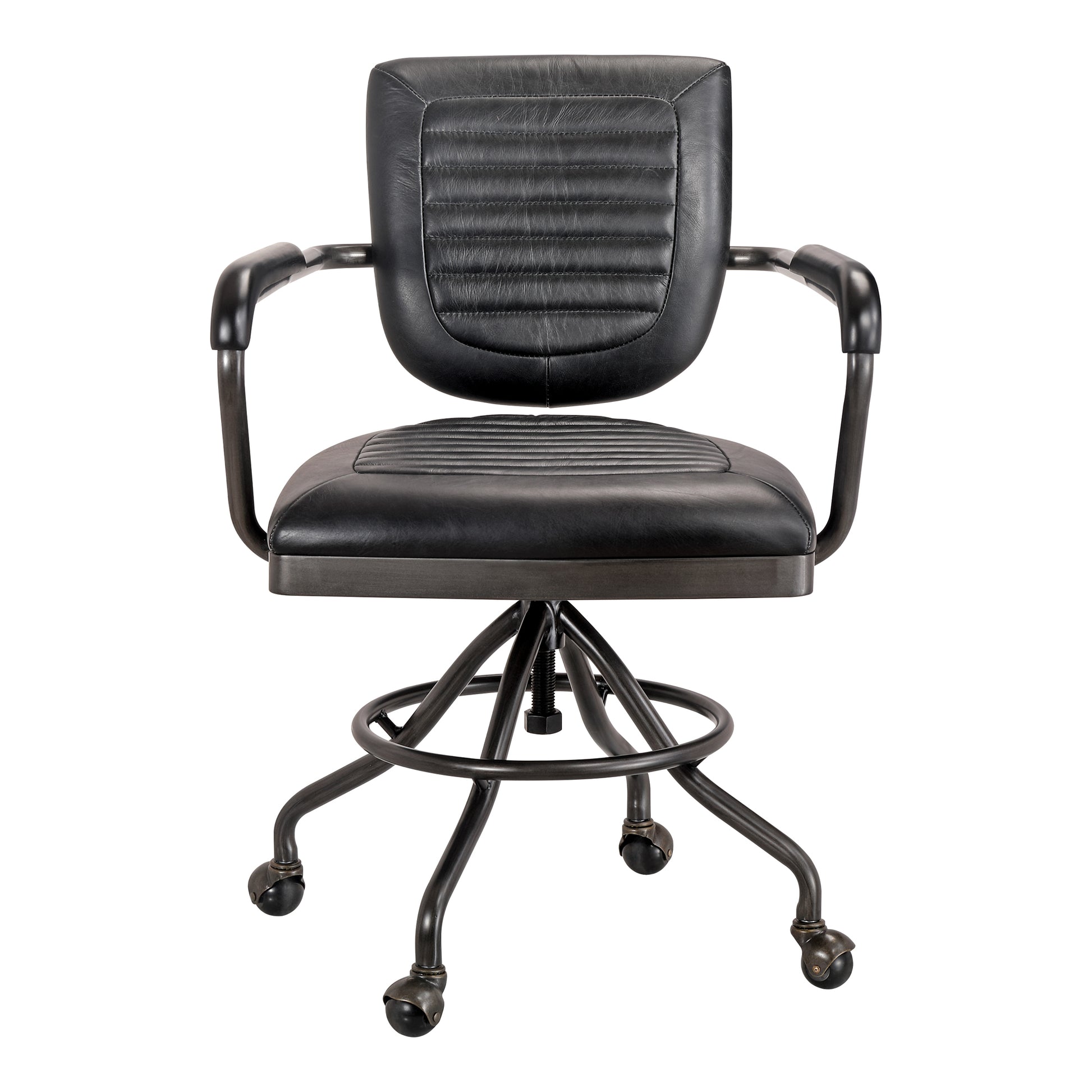 Moes Home Office Chairs Foster Black Industrial Furniture