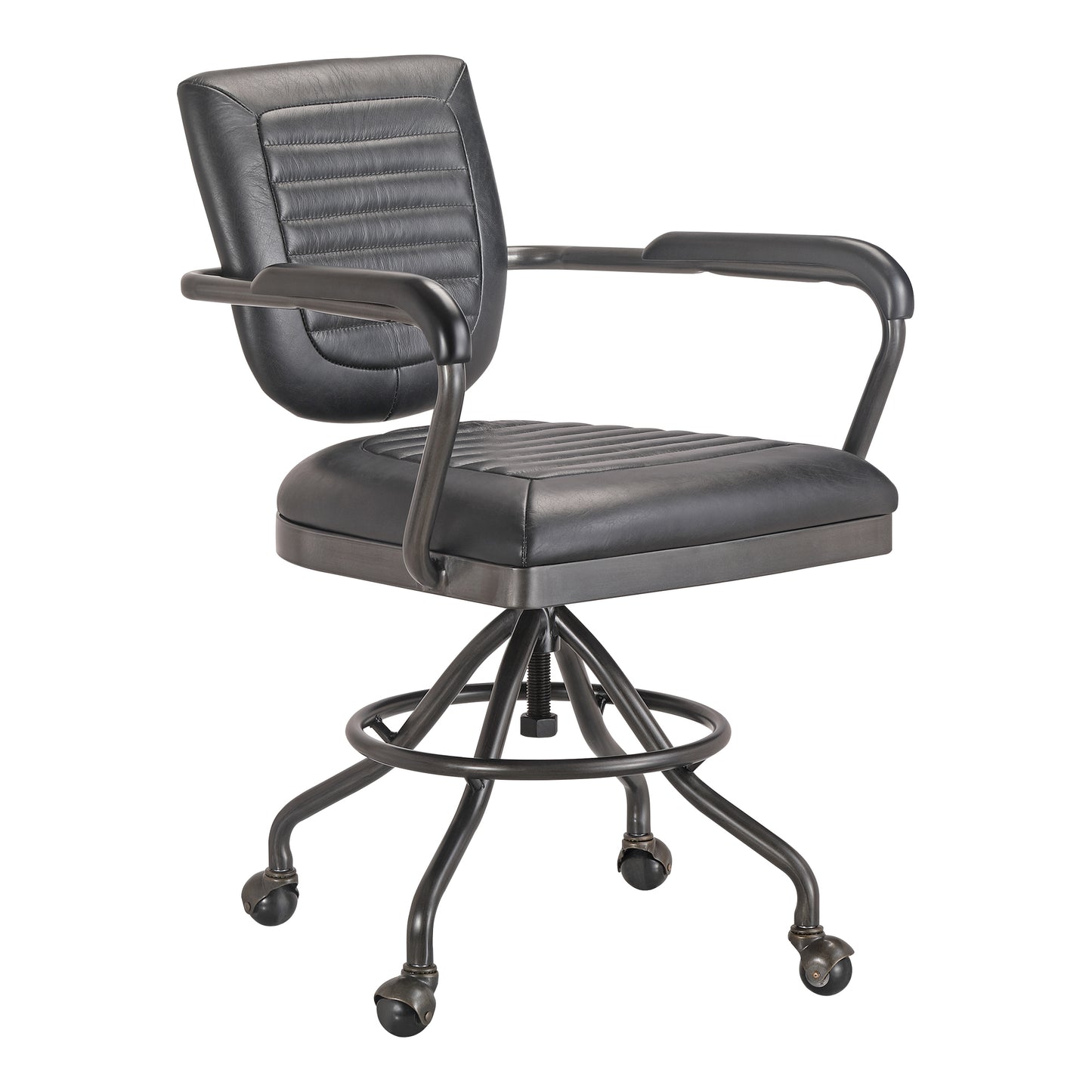 Moes Home Office Chairs Foster Black Industrial Furniture