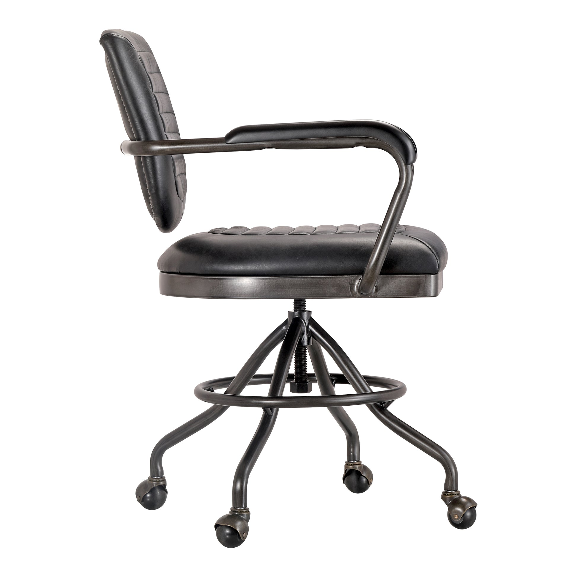 Moes Home Office Chairs Foster Black Industrial Furniture