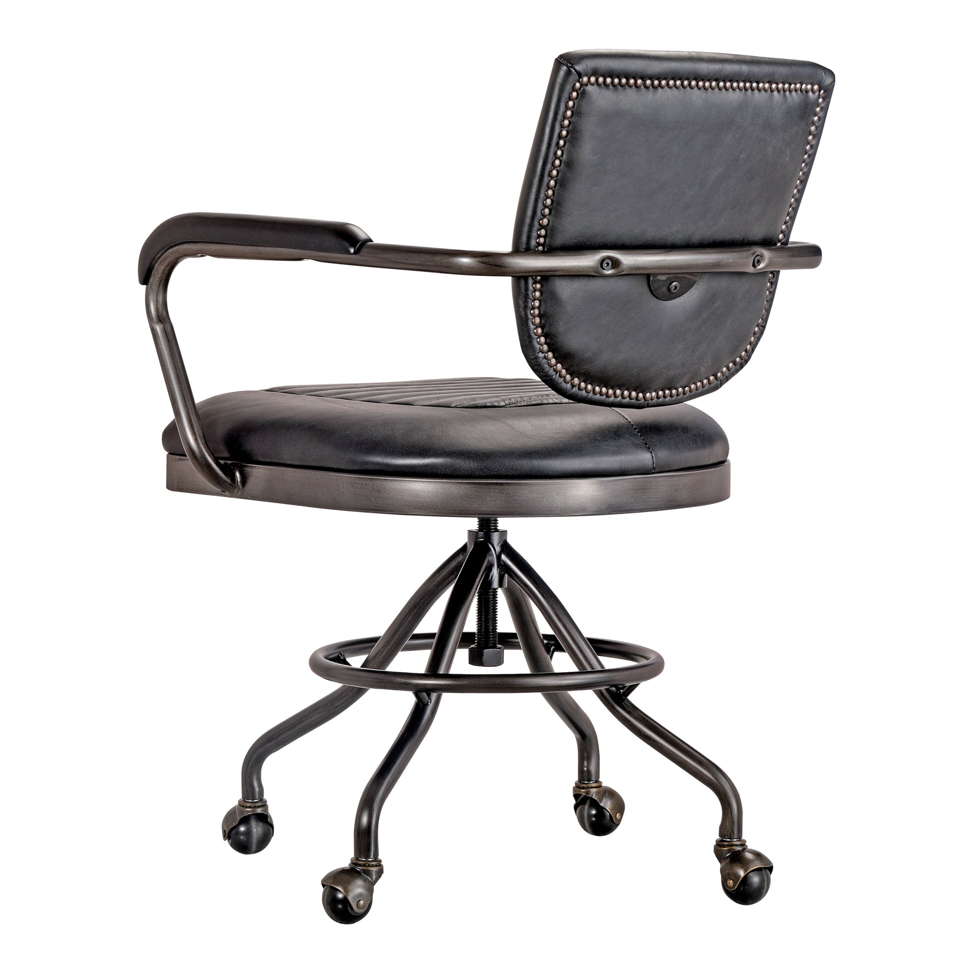 Moes Home Office Chairs Foster Black Industrial Furniture