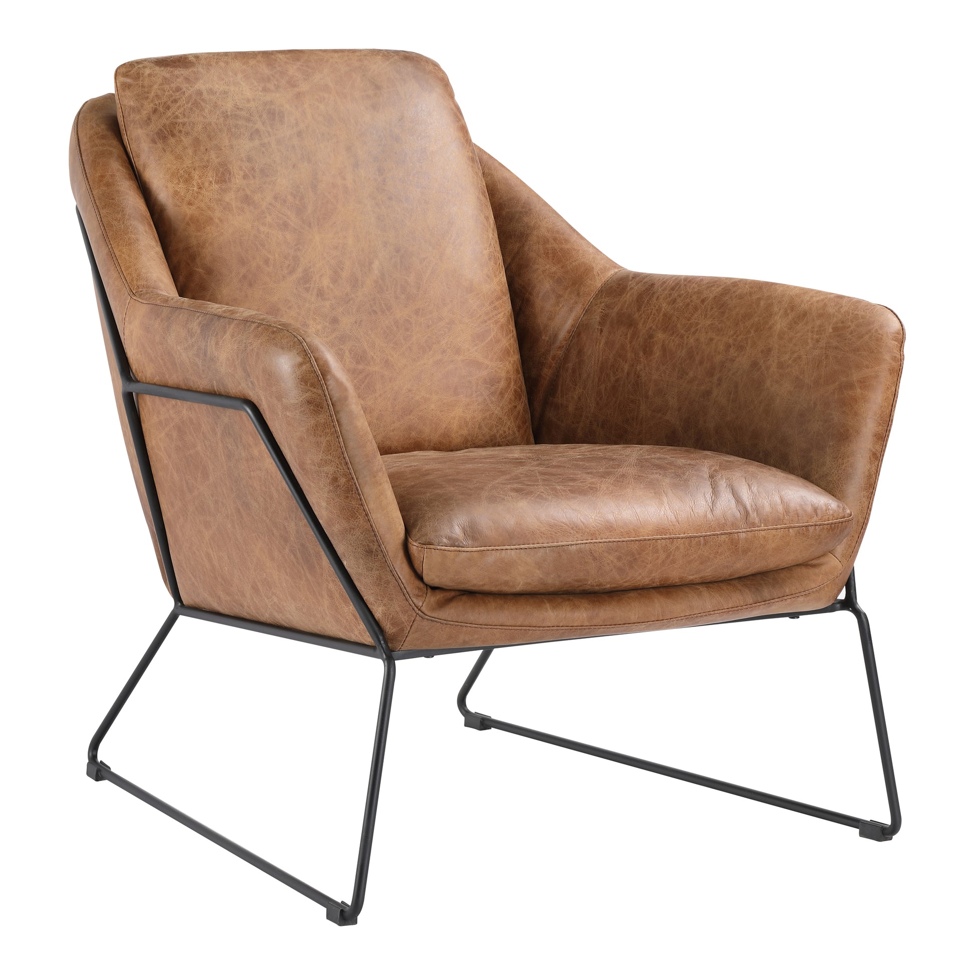 Moes Home Accent Chairs Greer Brown Modern Furniture