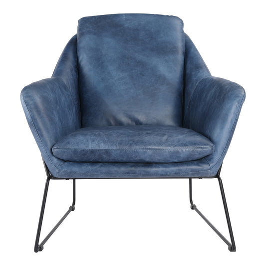 Moes Home Accent Chairs Greer Blue Modern Furniture