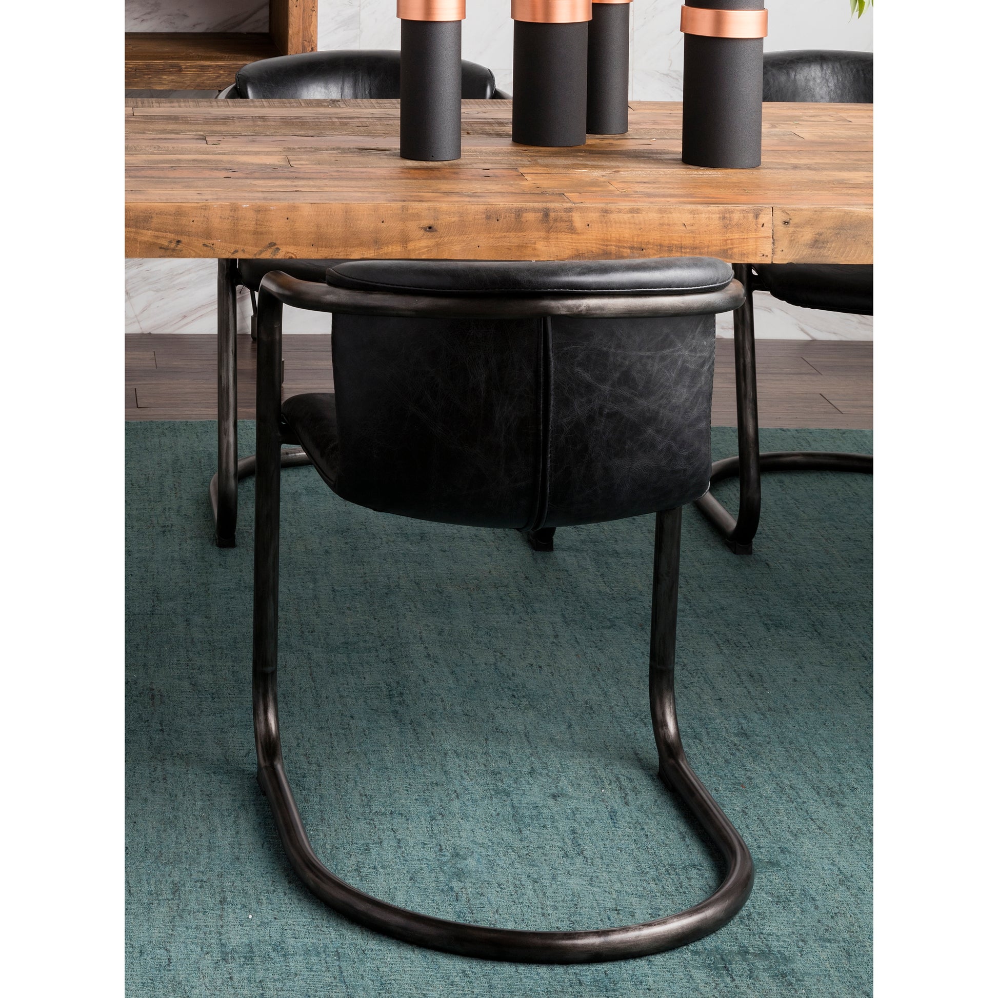 Moes Home Dining Chairs Freeman Black Industrial Furniture