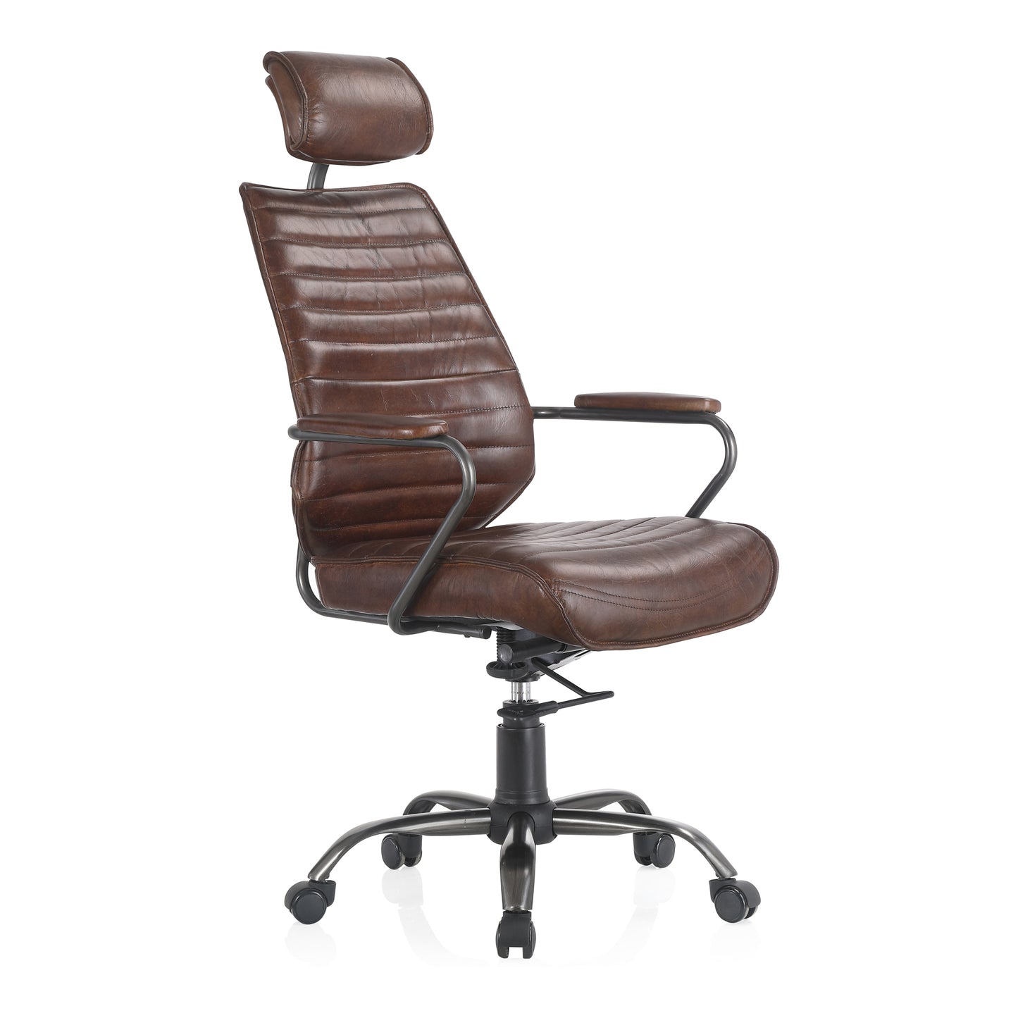 Moes Home Office Chairs EXECUTIVE Brown Industrial Furniture