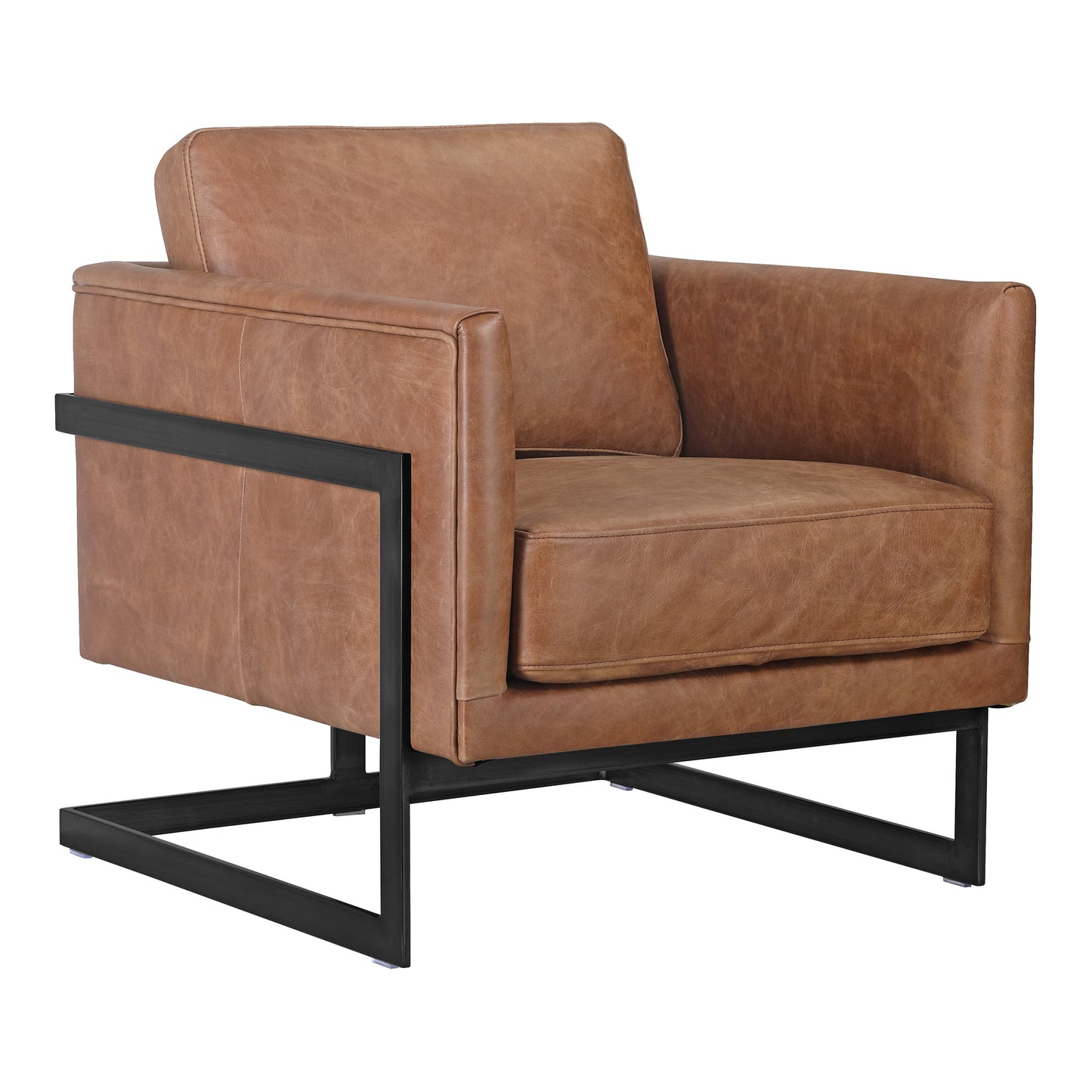 Moes Home Accent Chairs Luxley Brown Modern Furniture