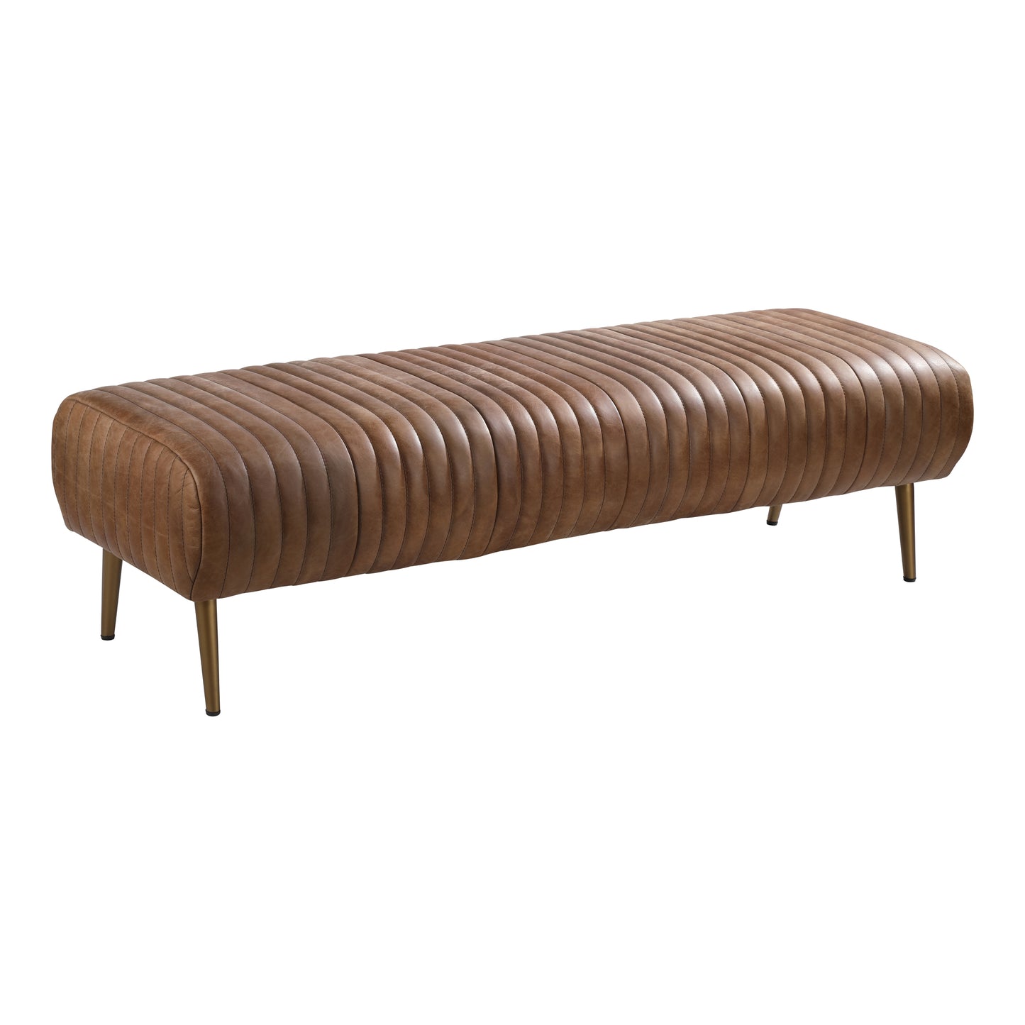 Moes Home Benches ENDORA Brown Mid-Century Modern Furniture