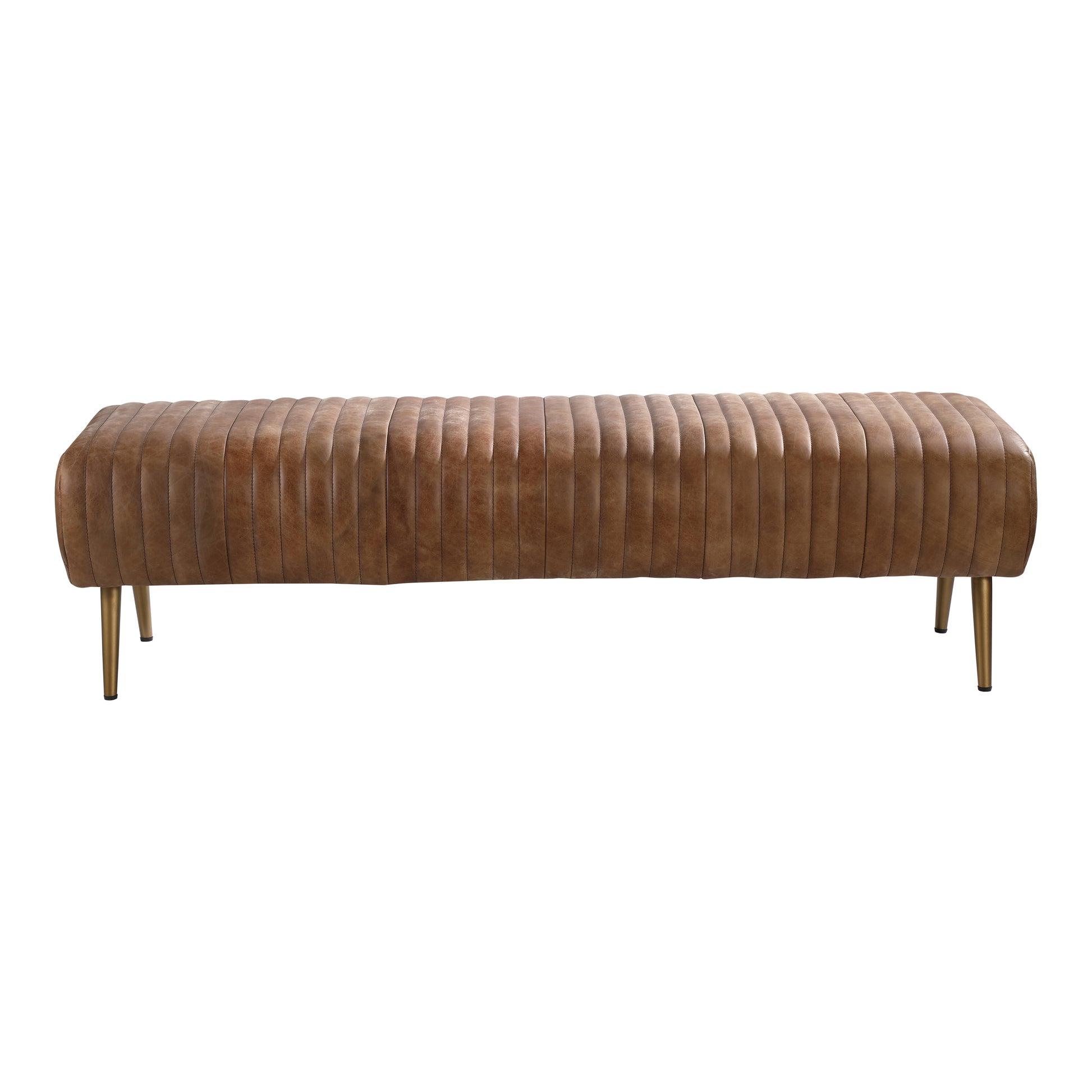 Moes Home Benches ENDORA Brown Mid-Century Modern Furniture