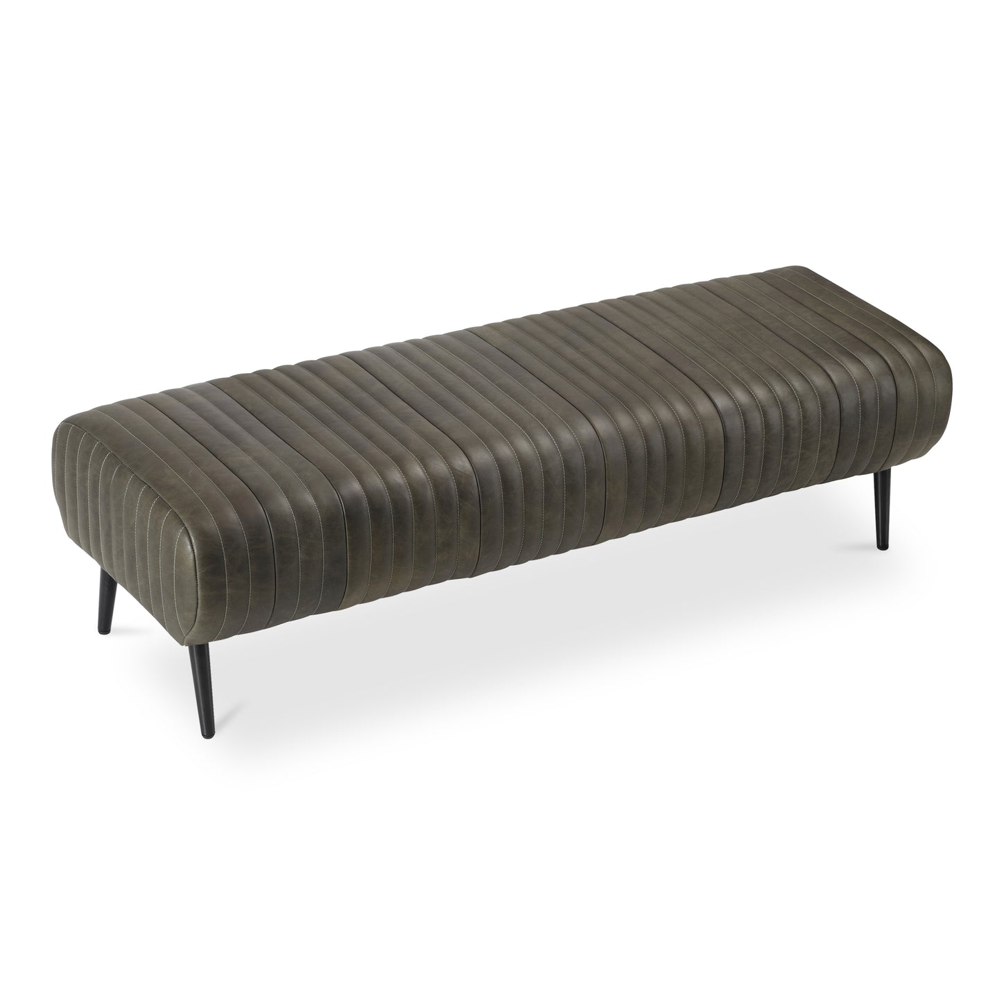 Moes Home Benches Endora Green Mid-Century Modern Furniture