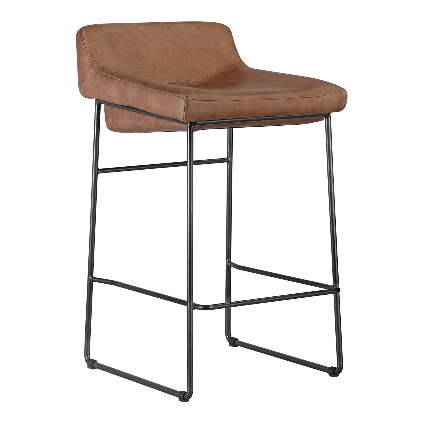 Moes Home Counter Stools Starlet Brown Contemporary Furniture