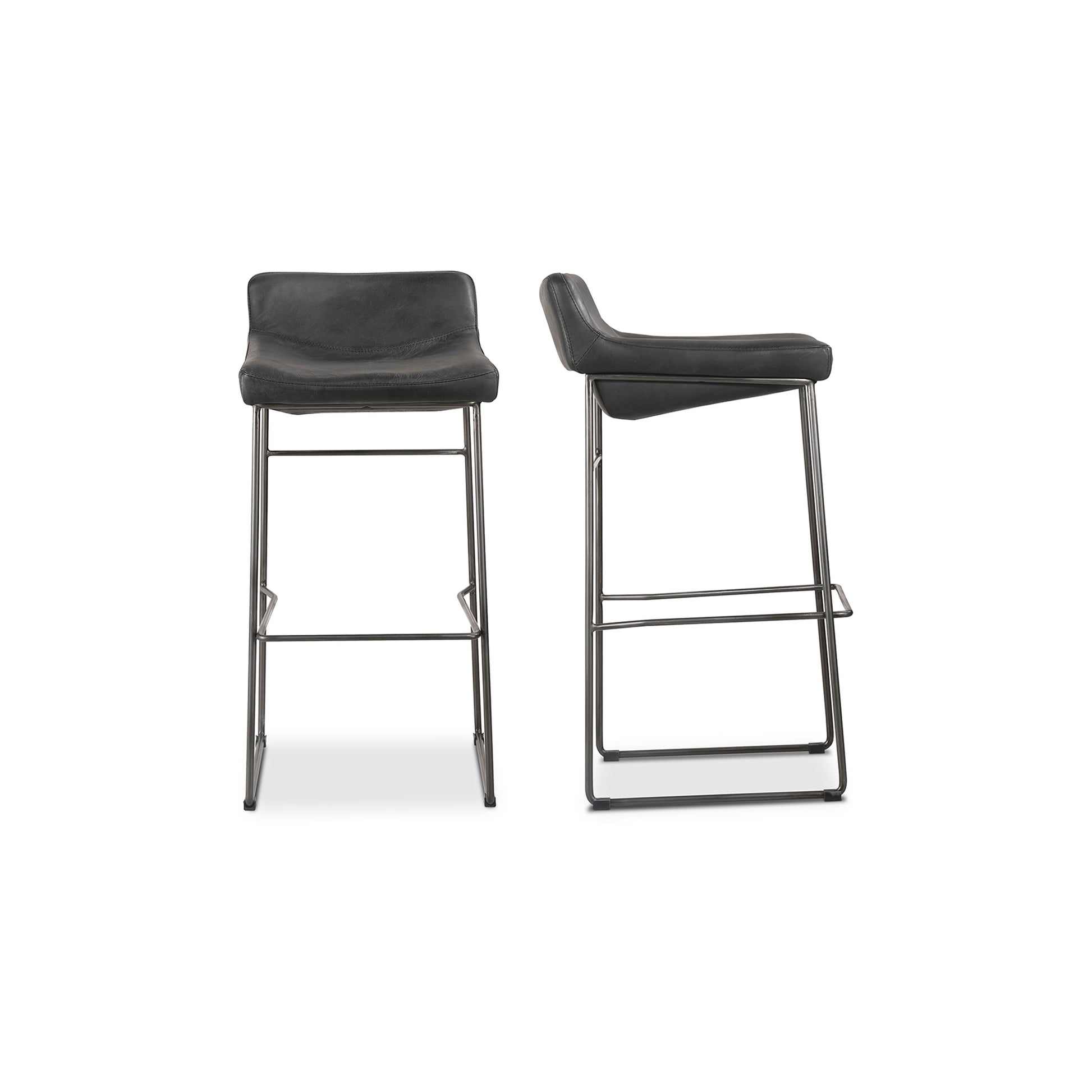 Moes Home Bar Stools Starlet Black Contemporary Furniture