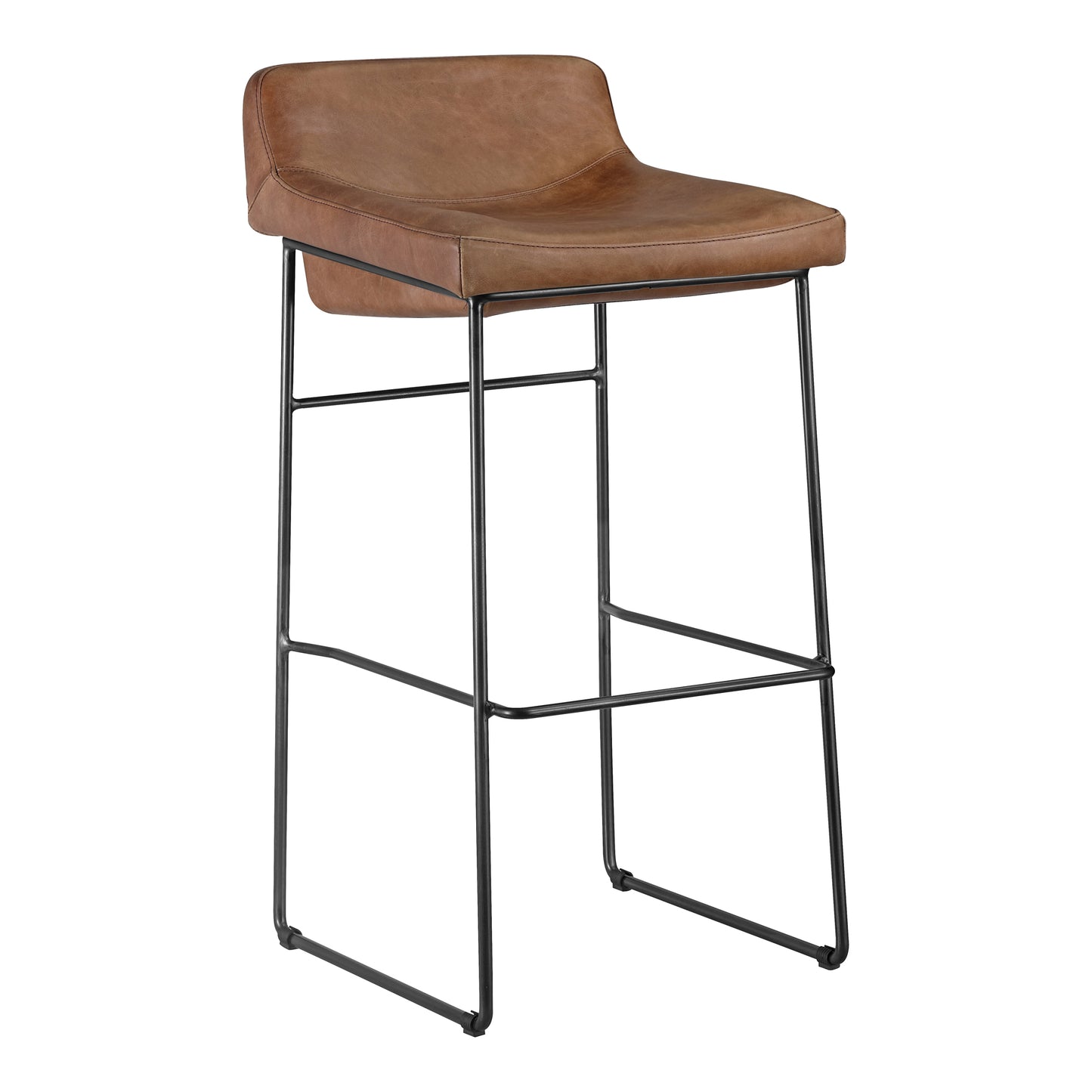 Moes Home Bar Stools Starlet Brown Contemporary Furniture