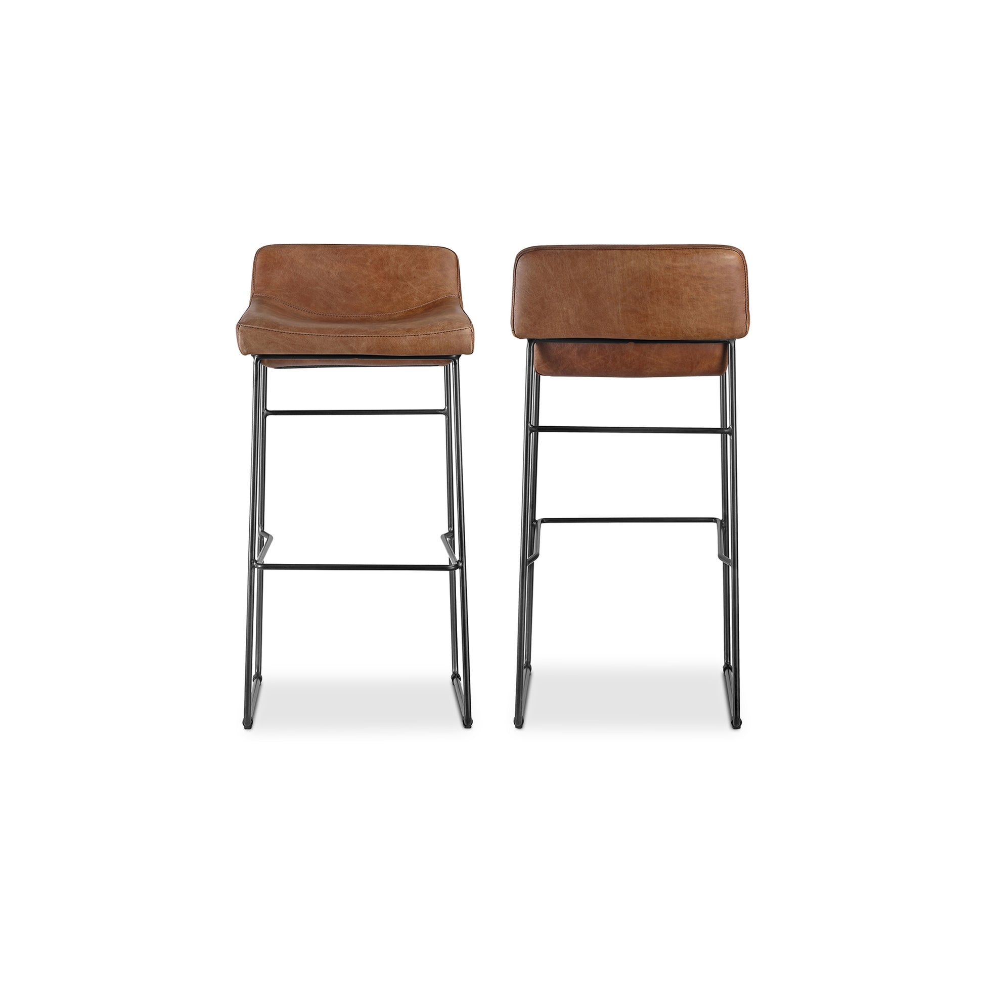 Moes Home Bar Stools Starlet Brown Contemporary Furniture