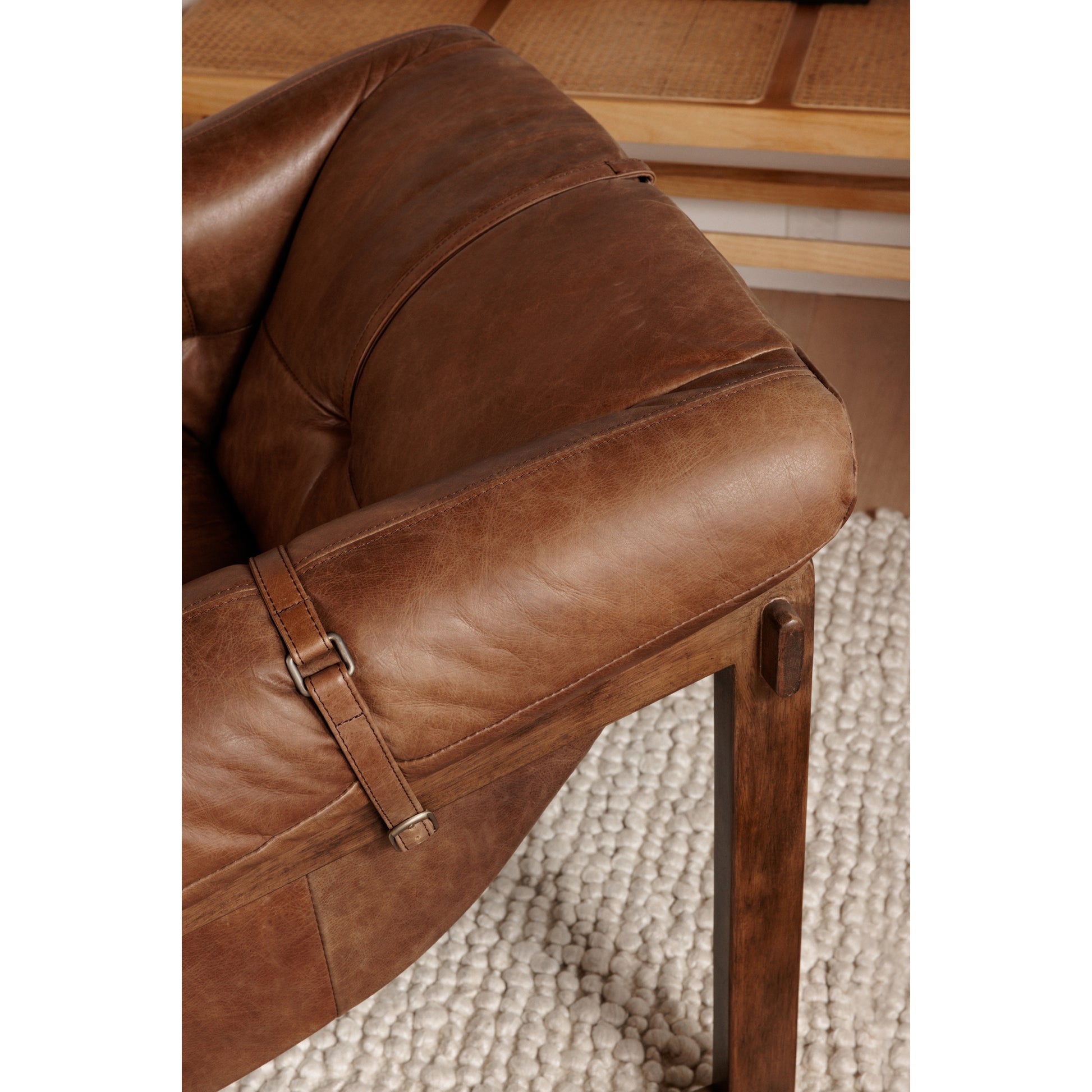 Moes Home Accent Chairs Bellos Brown Mid-Century Modern Furniture