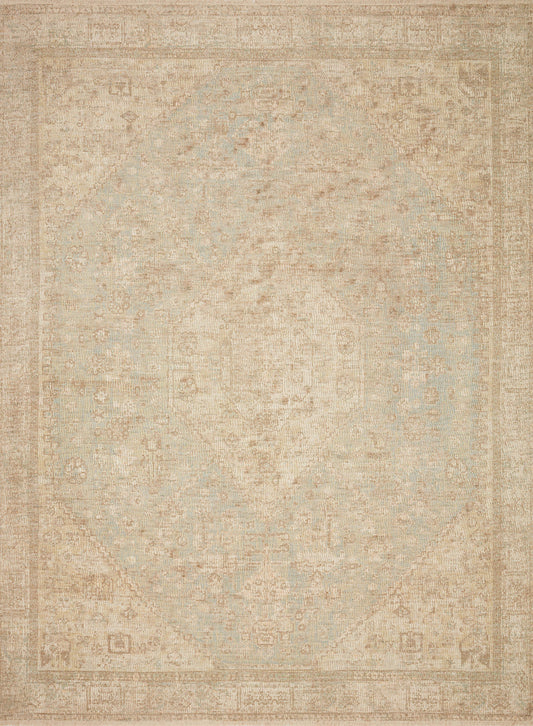 Loloi PRIYA PRY-01 Ocean Ivory Transitional Hand Woven Rug