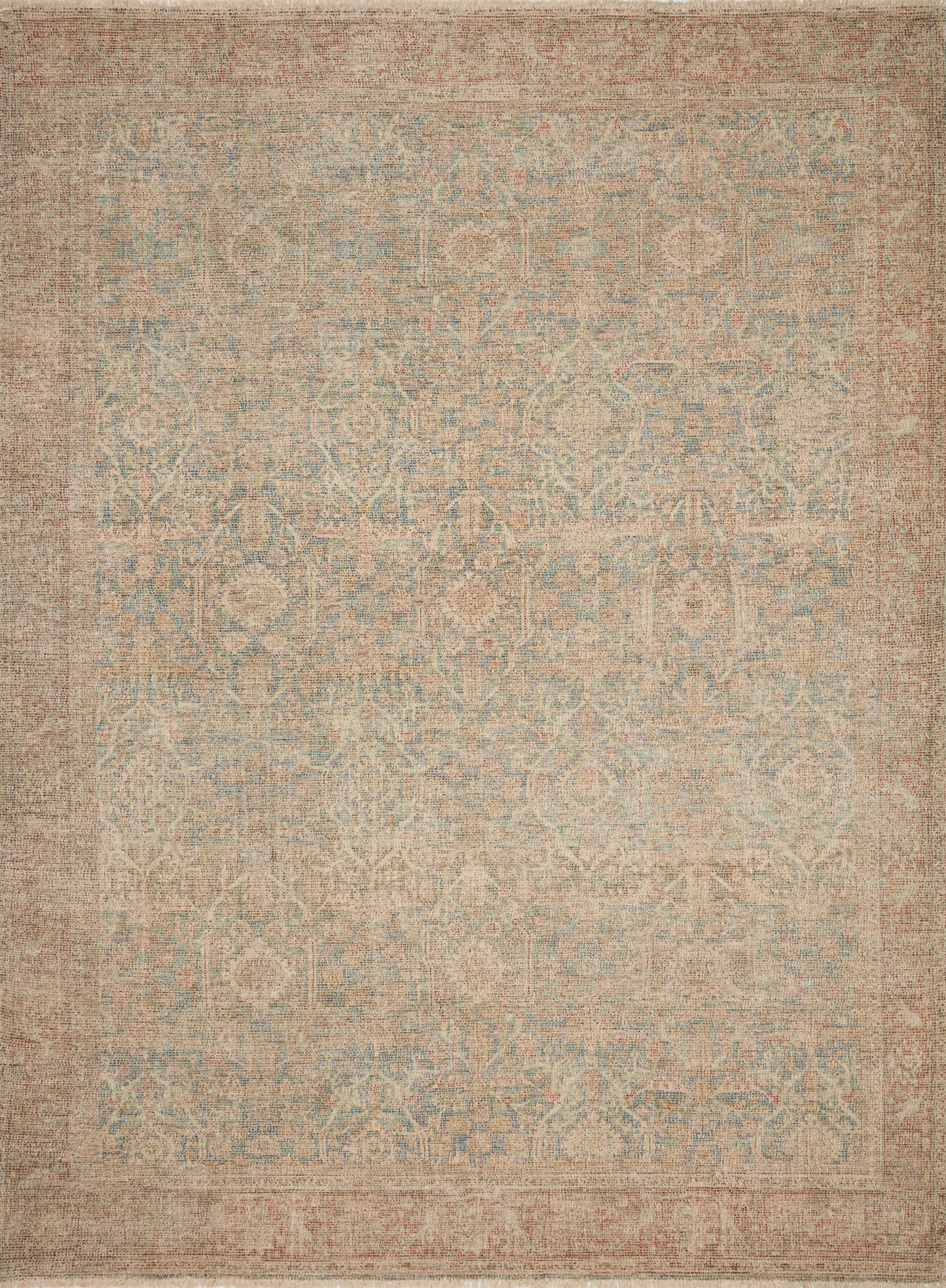 Loloi PRIYA PRY-06 Denim Rust Transitional Hand Woven Rug