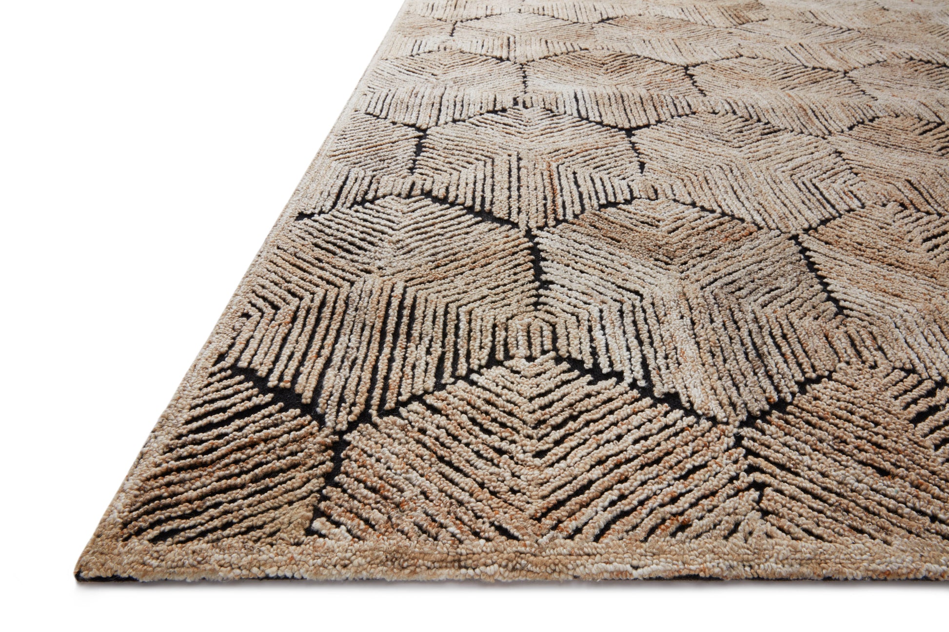 Loloi PRESCOTT PRE-02 Beige Contemporary Hooked Rug