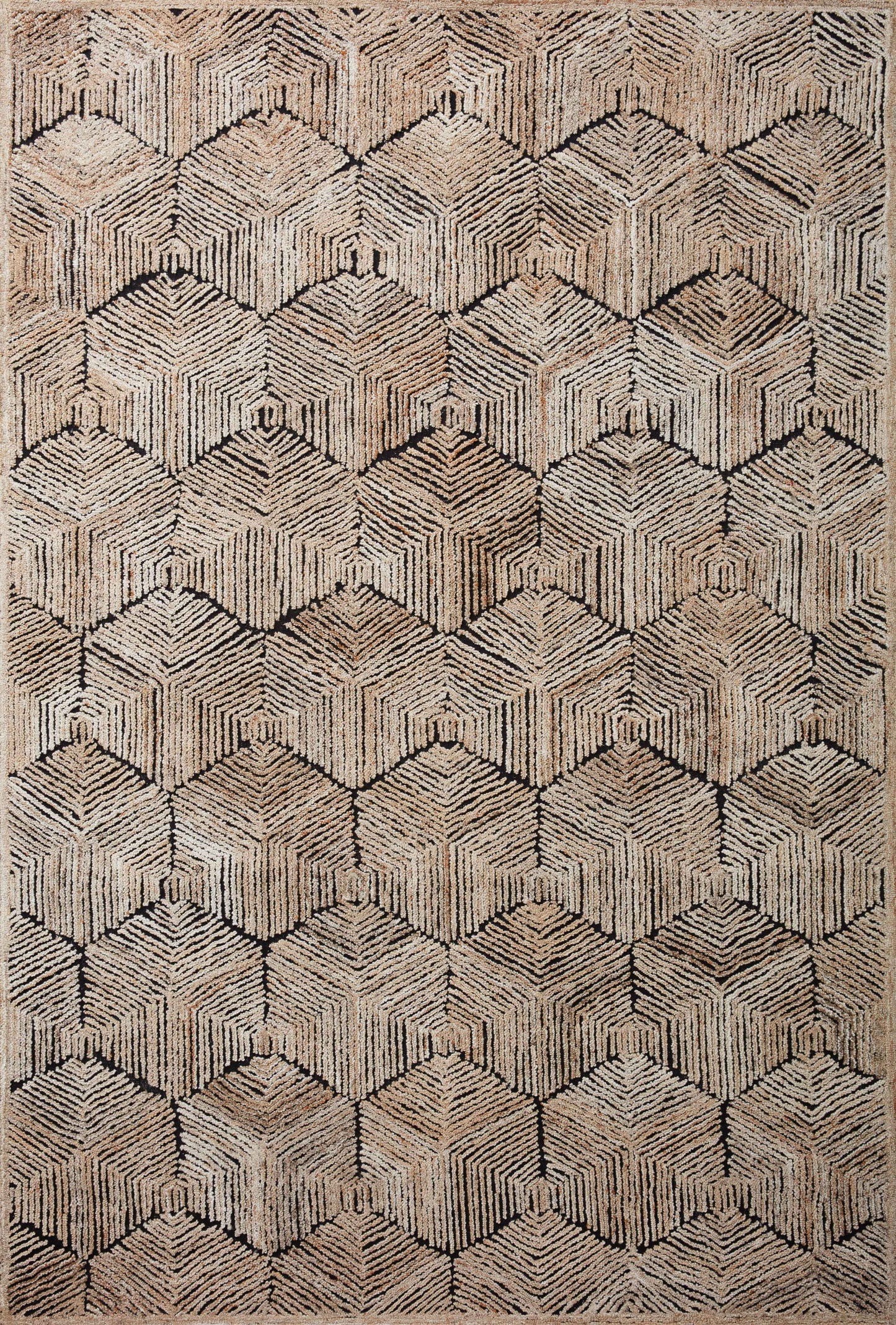 Loloi PRESCOTT PRE-02 Beige Contemporary Hooked Rug