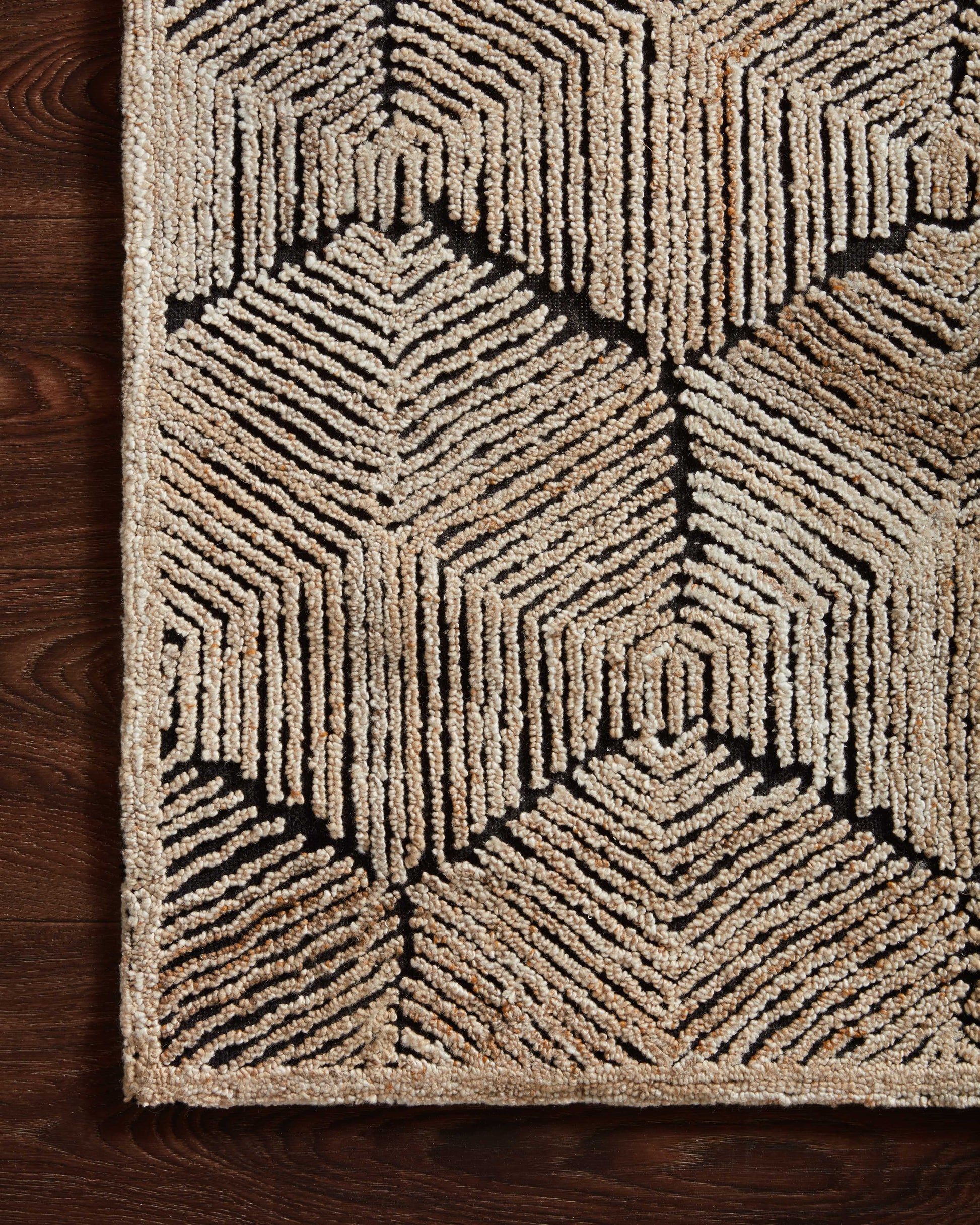 Loloi PRESCOTT PRE-02 Beige Contemporary Hooked Rug