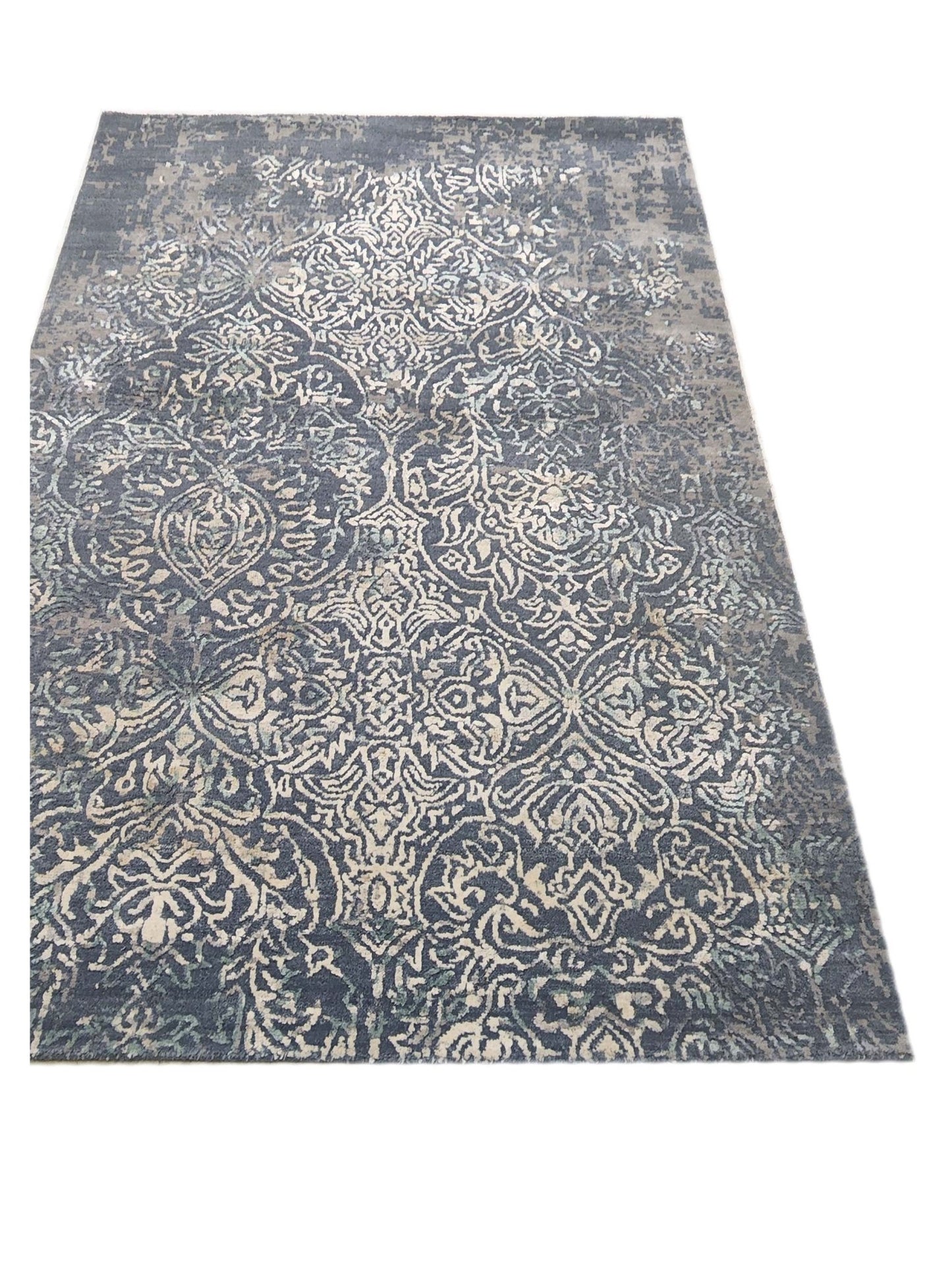 Artisan Bloom Sky Transitional Knotted Rug - Rugs - Artisan - Atlanta Designer Rugs