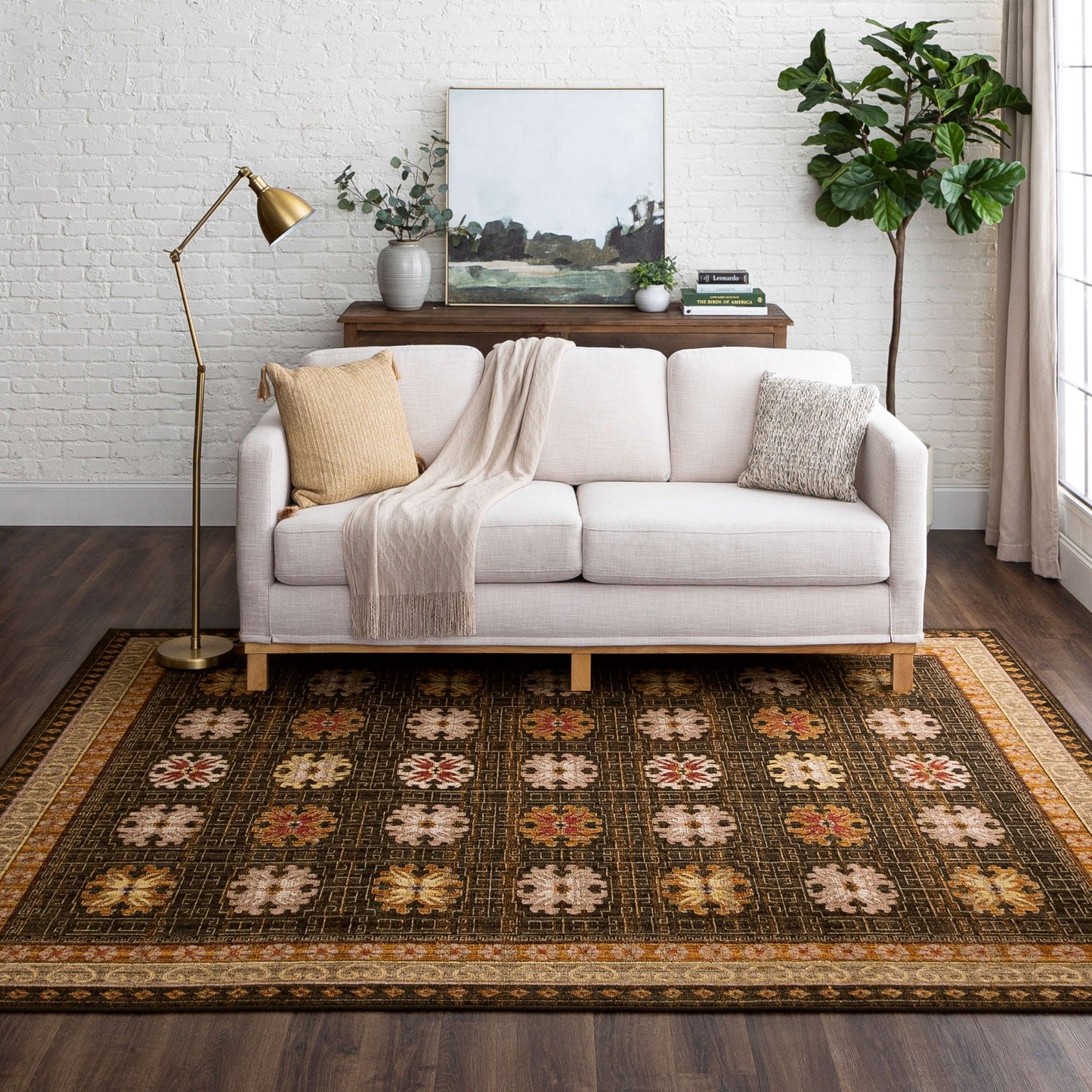 Karastan Bedouin 92605 Gold Traditional Machinemade Rug - Rugs - Karastan - Atlanta Designer Rugs