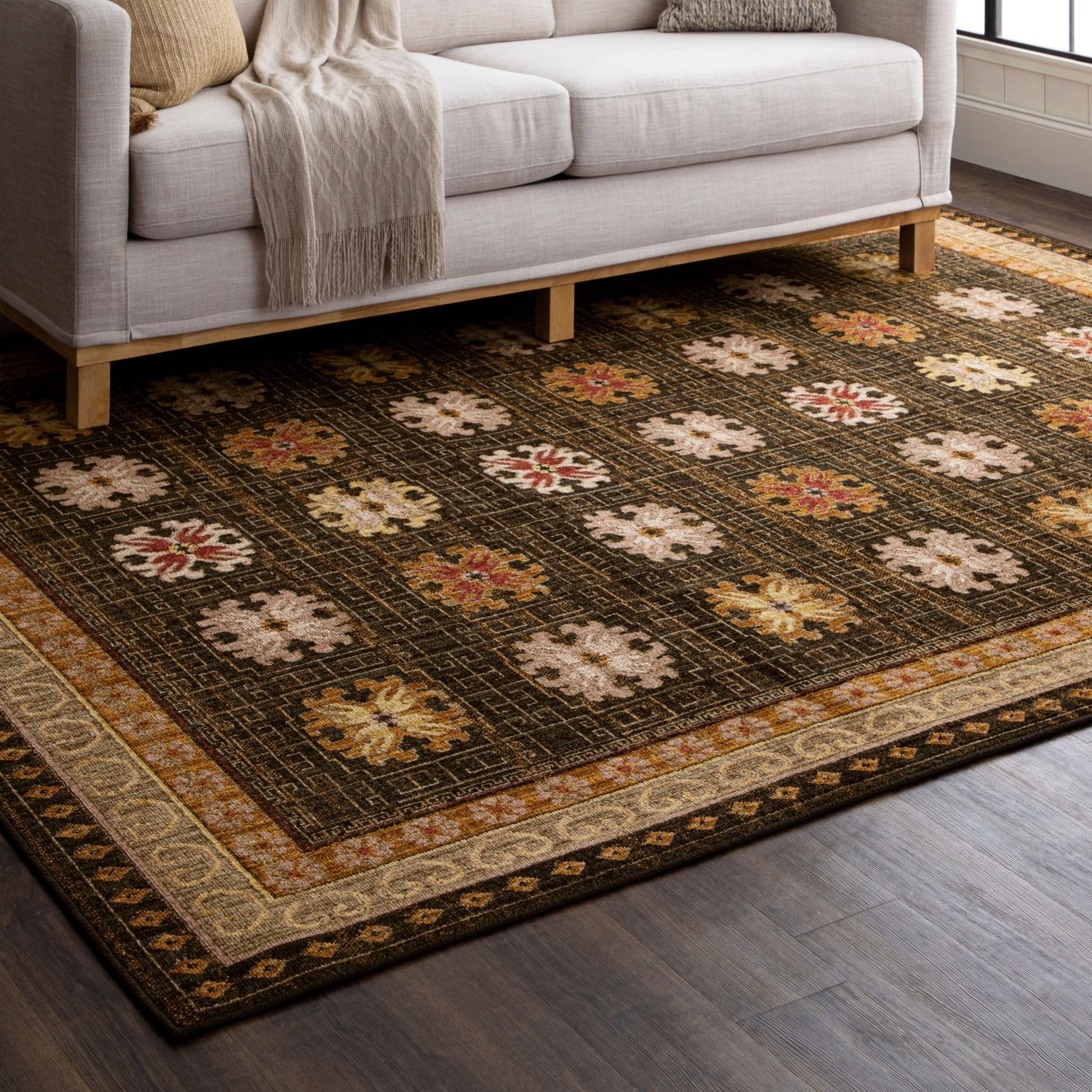 Karastan Bedouin 92605 Gold Traditional Machinemade Rug - Rugs - Karastan - Atlanta Designer Rugs