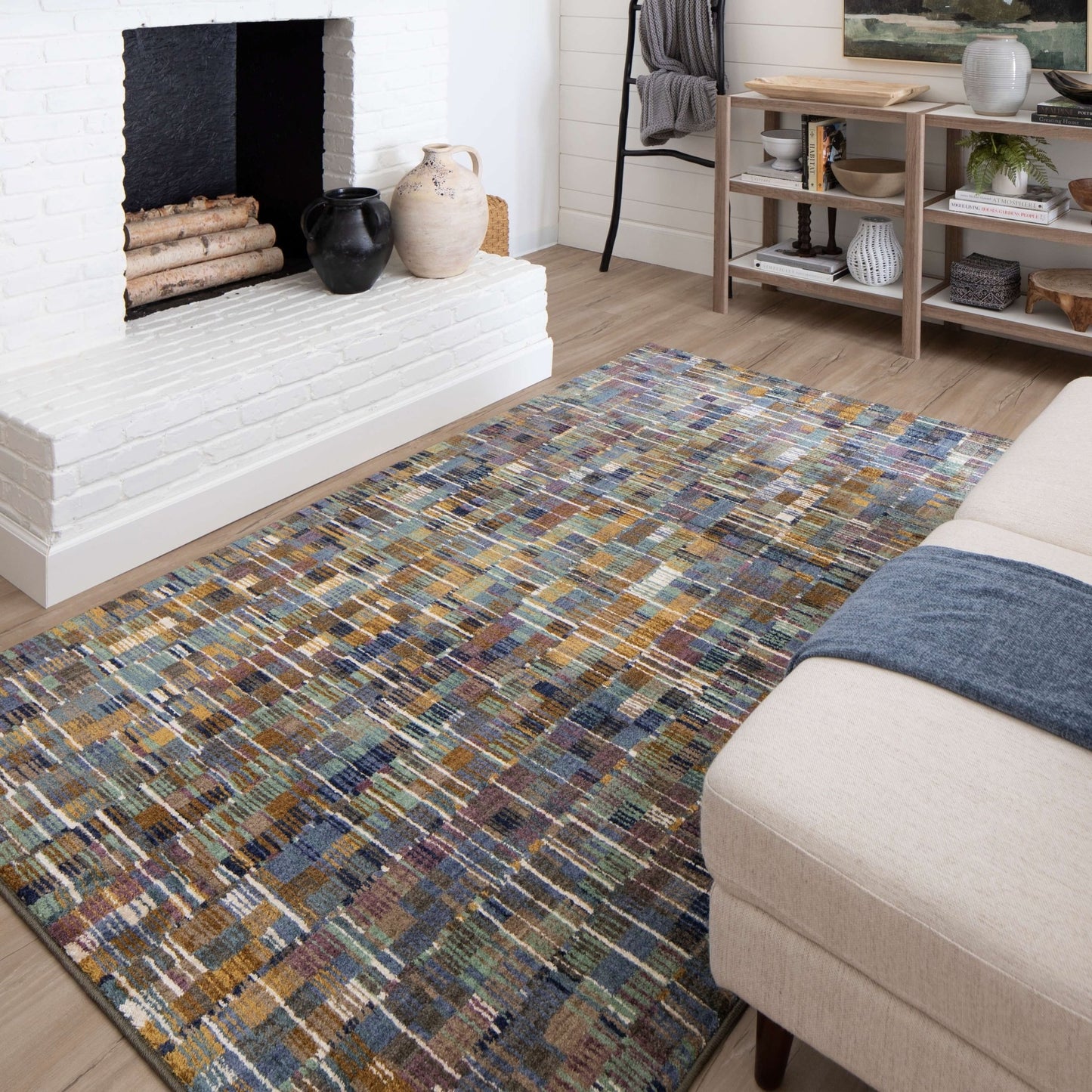 Karastan Enigma 90971 Multi Modern/Contemporary Machinemade Rug - Rugs - Karastan - Atlanta Designer Rugs