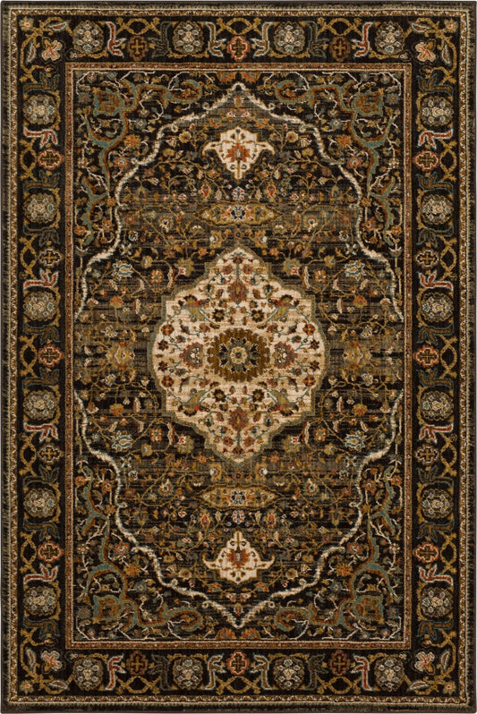 Karastan Spice Market 90661 Charcoal Traditional Machinemade Rug - Rugs - Karastan - Atlanta Designer Rugs