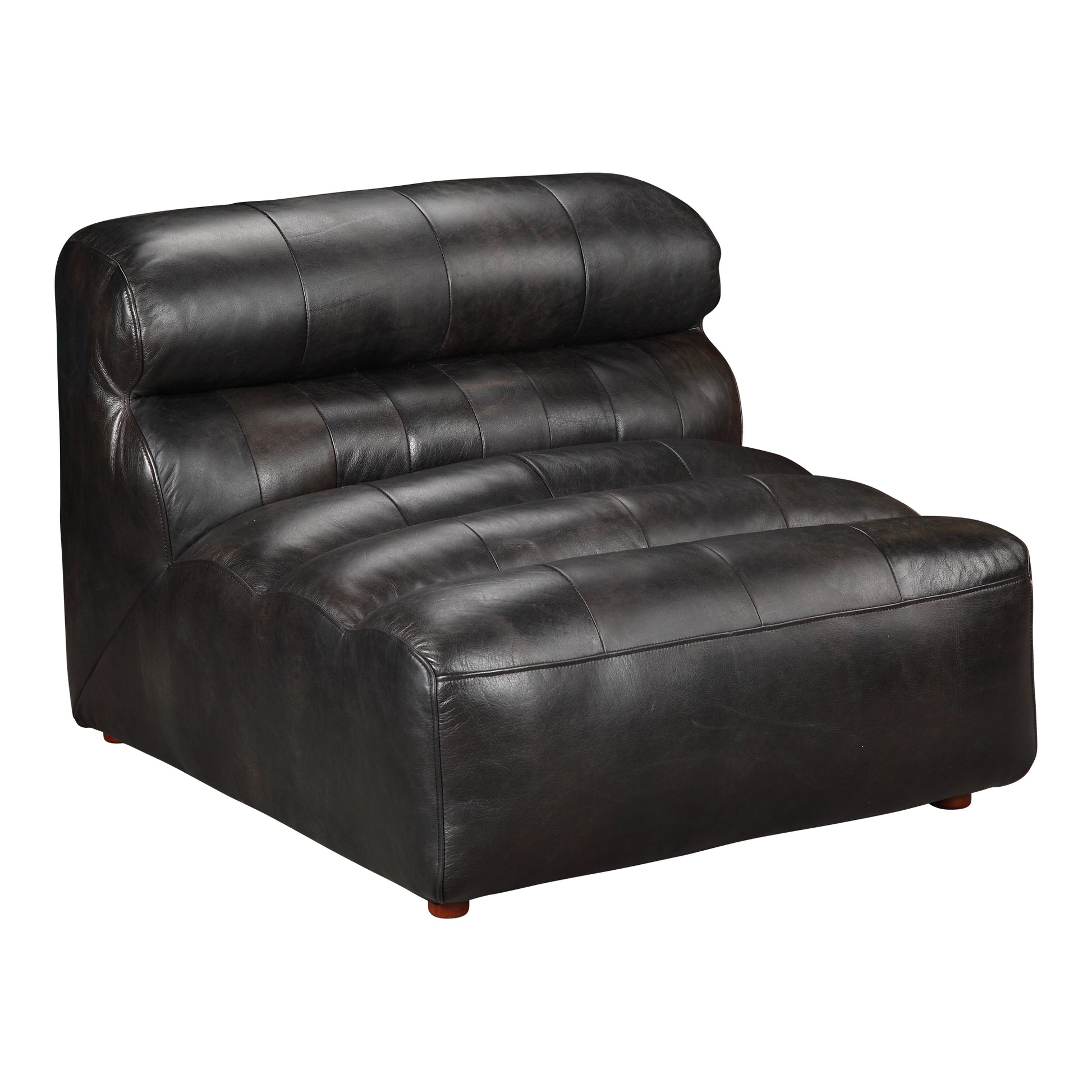 Moes Home Slipper Chairs Ramsay Black Contemporary Furniture